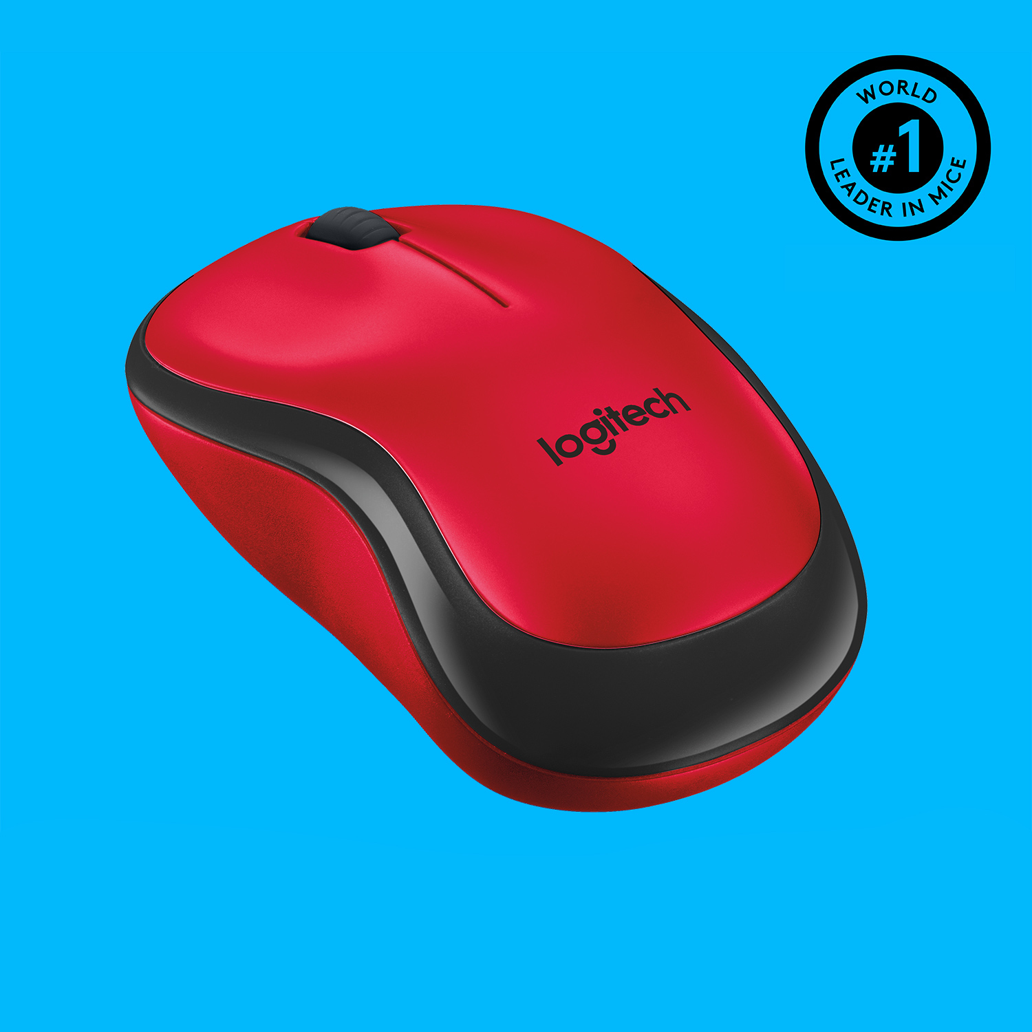 Logitech M220 Silent - Maus - optisch - 3 Tasten - kabellos - 2.4 GHz - kabelloser Empfänger (USB)