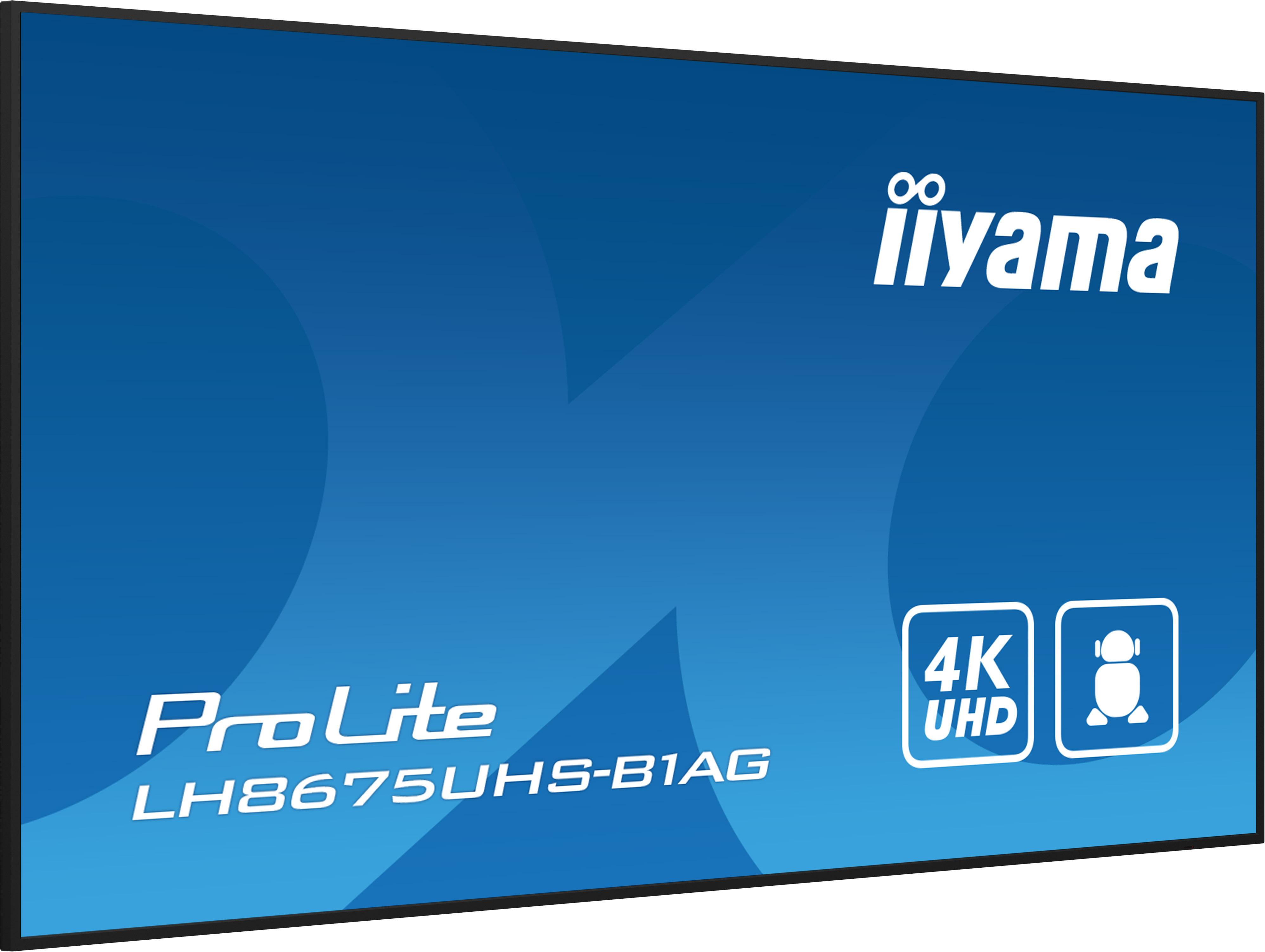 Iiyama LH8675UHS-B1AG, Digital Signage Flachbildschirm, 2,17 m (85.6"), LCD, 3840 x 2160 Pixel, WLAN