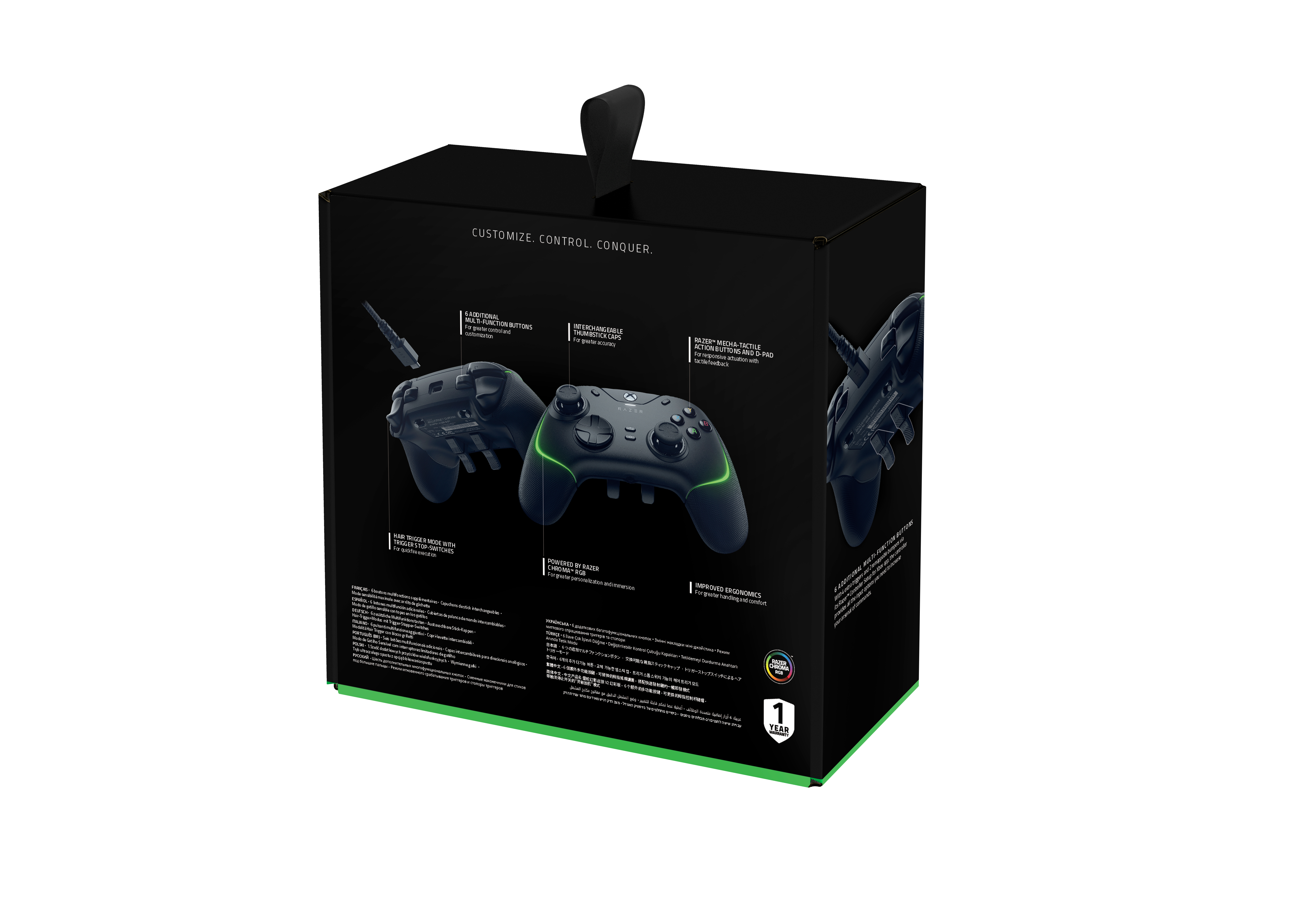 Razer Wolverine V2 Chroma - Game Pad - kabelgebunden