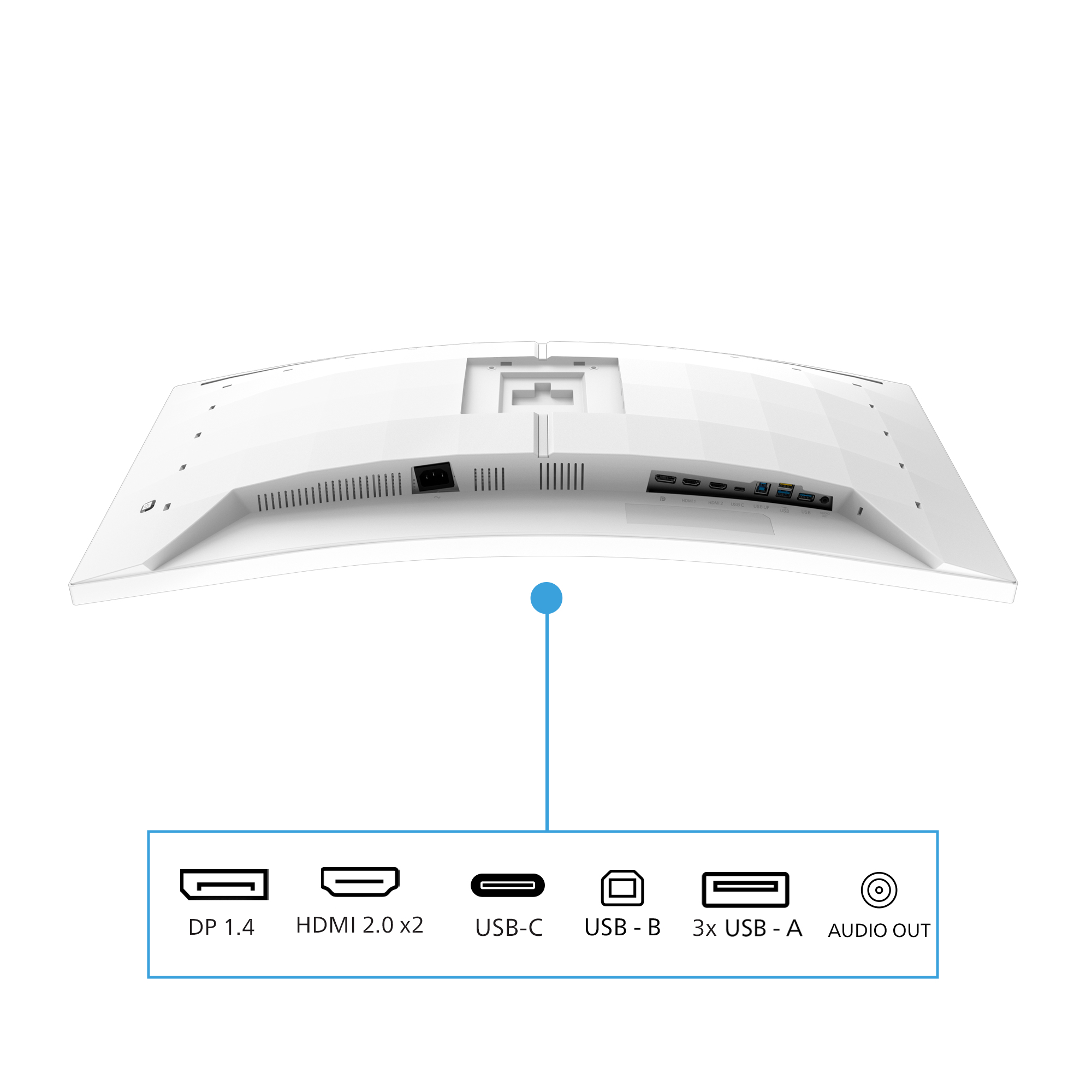 Philips 34M2C5601QA/00, 86,4 cm (34"), 3440 x 1440 Pixel, Weiß