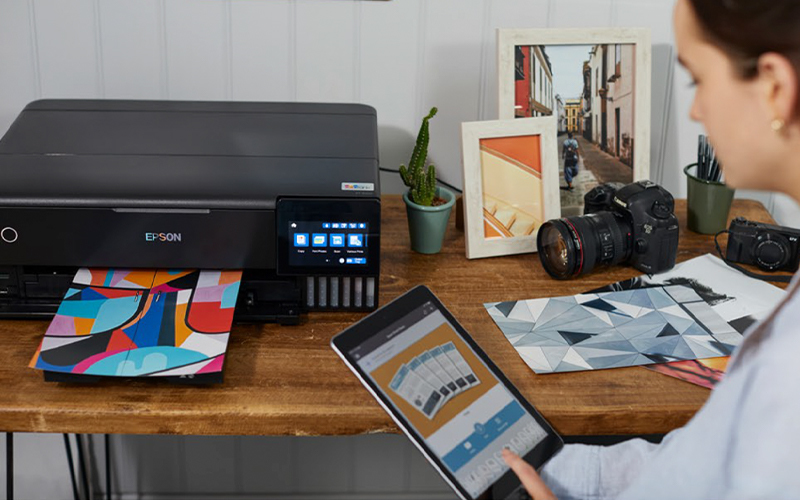 Epson EcoTank ET-8550 - Multifunktionsdrucker - Farbe - Tintenstrahl - wiederbefüllbar - A3 (Medien)