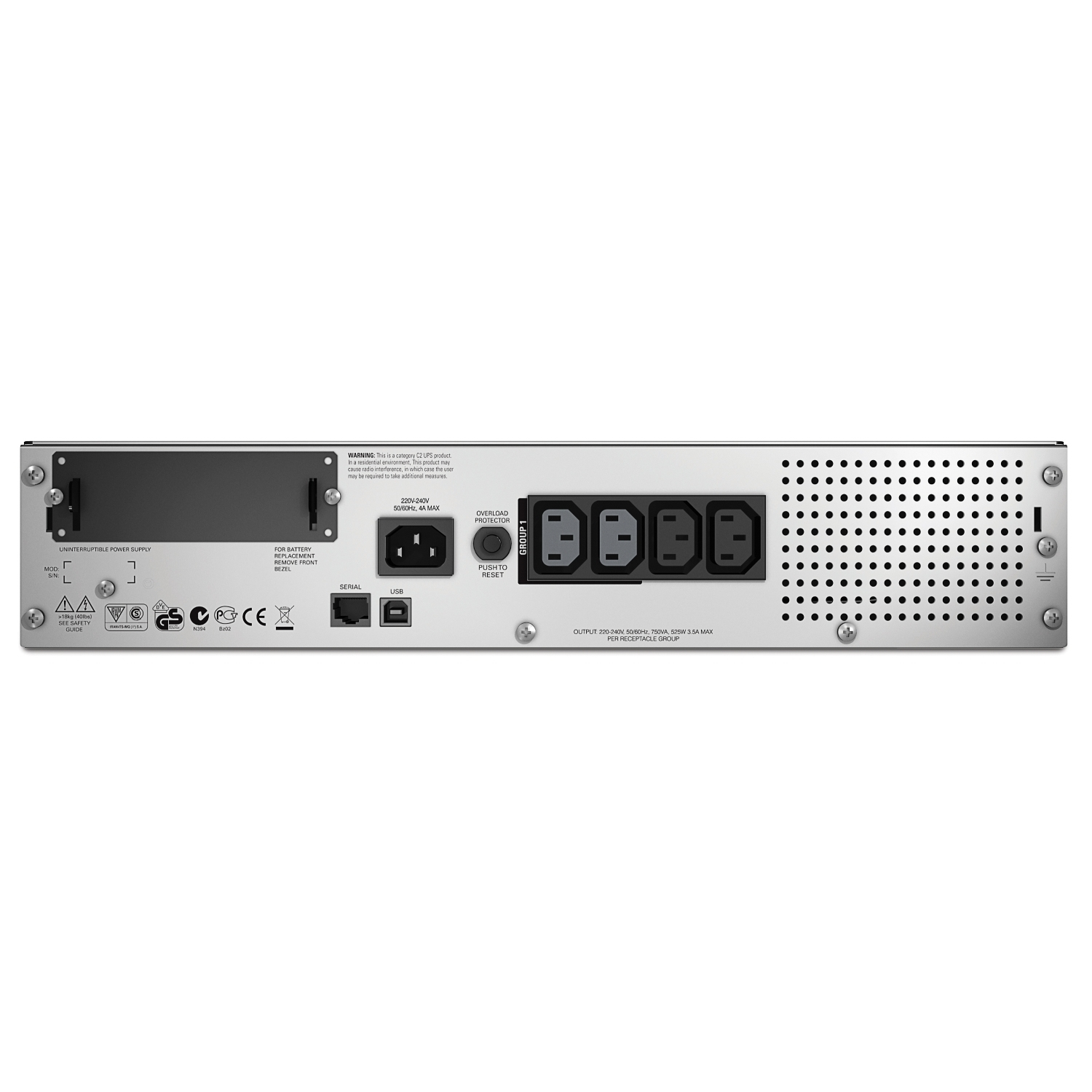 APC Smart-UPS 750 LCD - USV (Rack - einbaufähig)