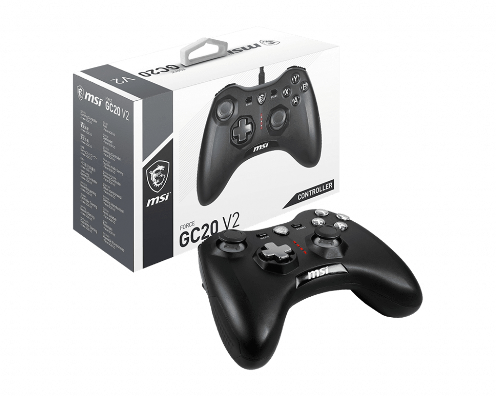 MSI Force GC20 V2 - Game Pad - kabelgebunden