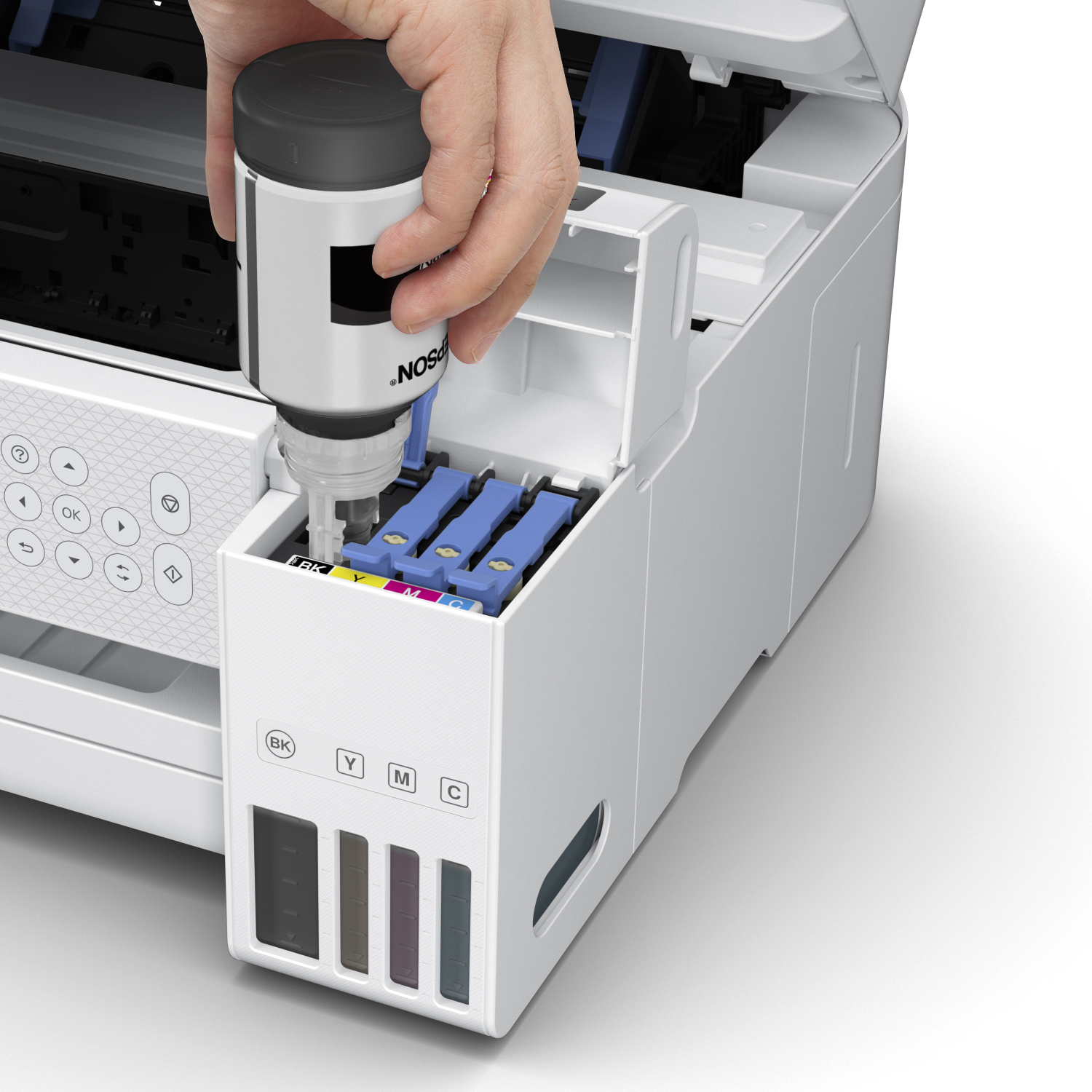 Epson EcoTank ET-2856 - Multifunktionsdrucker - Farbe - Tintenstrahl - wiederbefüllbar - A4 (Medien)