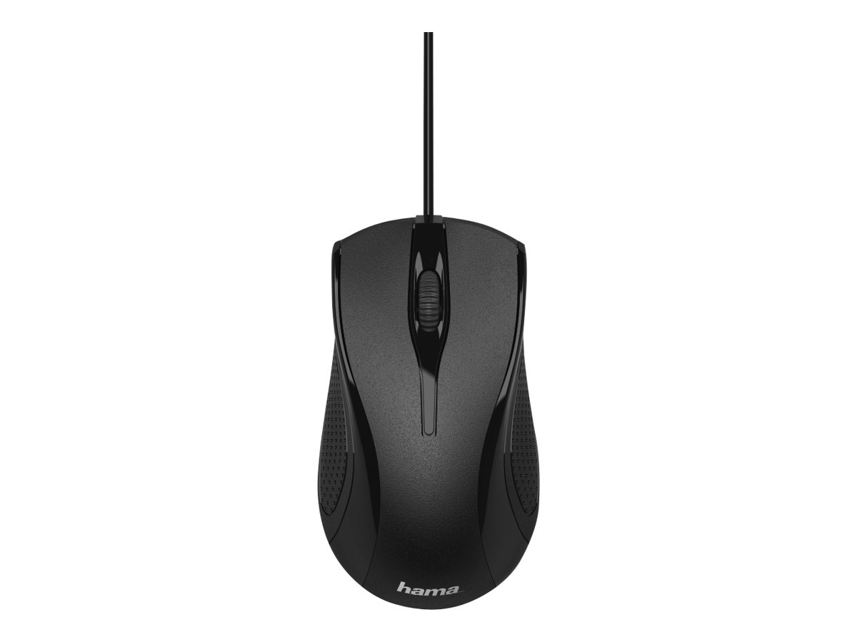 Hama MC-200 - Maus - optisch - 3 Tasten - kabelgebunden