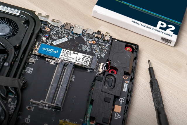 Crucial P2 - SSD - 2 TB - intern - M.2 2280 - PCIe 3.0 x4 (NVMe)
