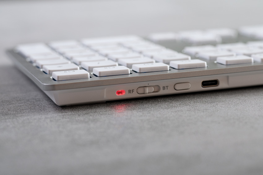 Cherry KW 9100 Slim for Mac silber, USB/Bluetooth, DE