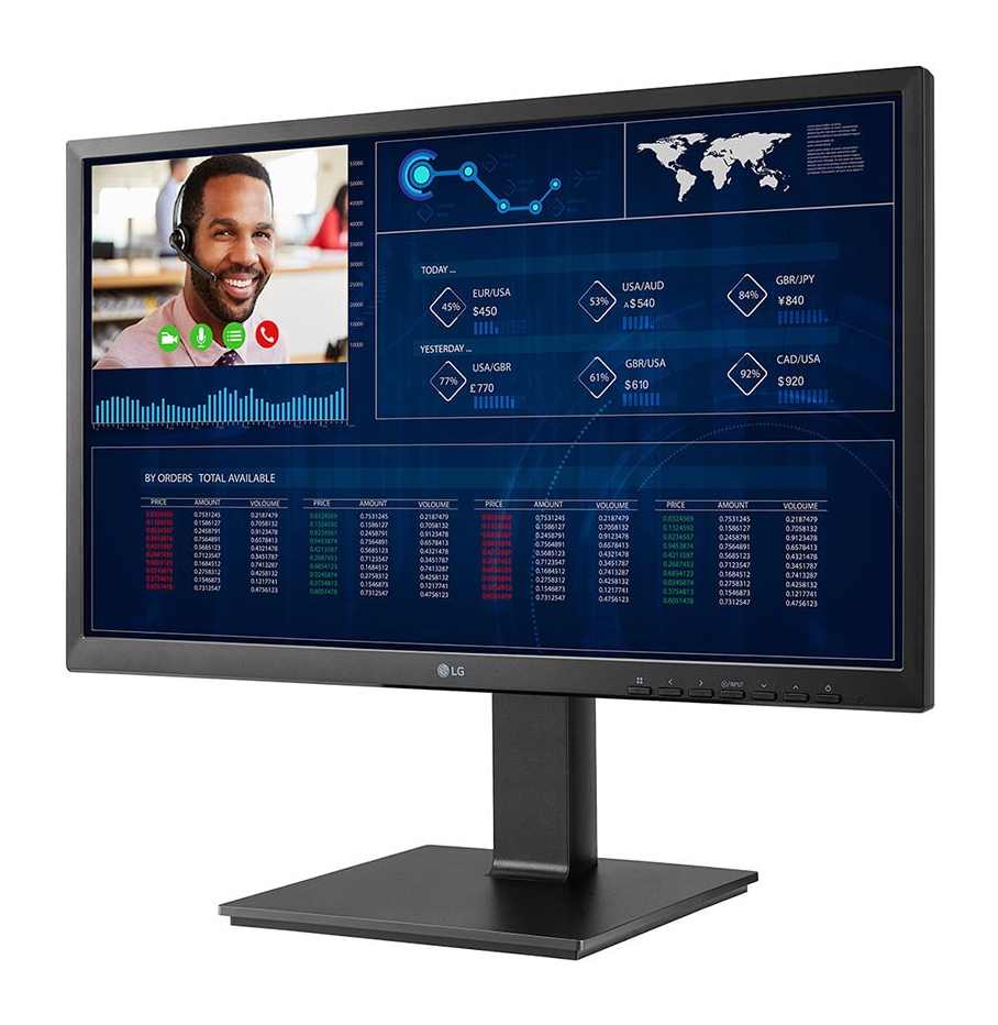 LG 24CQ651I-6P, 60,5 cm (23.8"), Full HD, Intel® Pentium®, 8 GB, 16 GB, Schwarz
