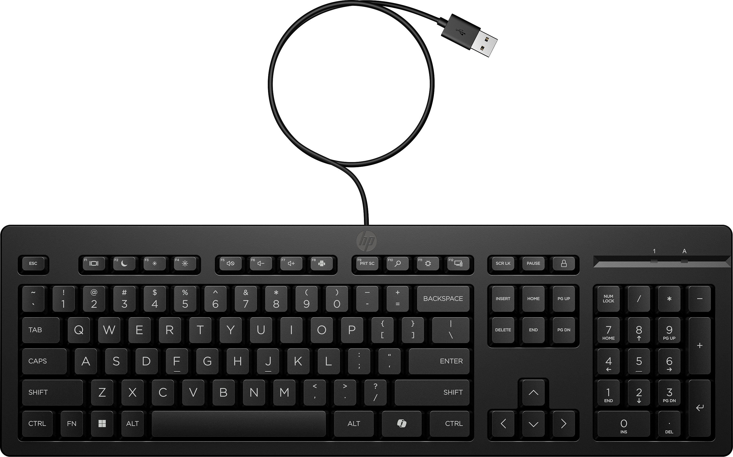 HP 125 G2 - Tastatur - USB - Deutsch - bulk
