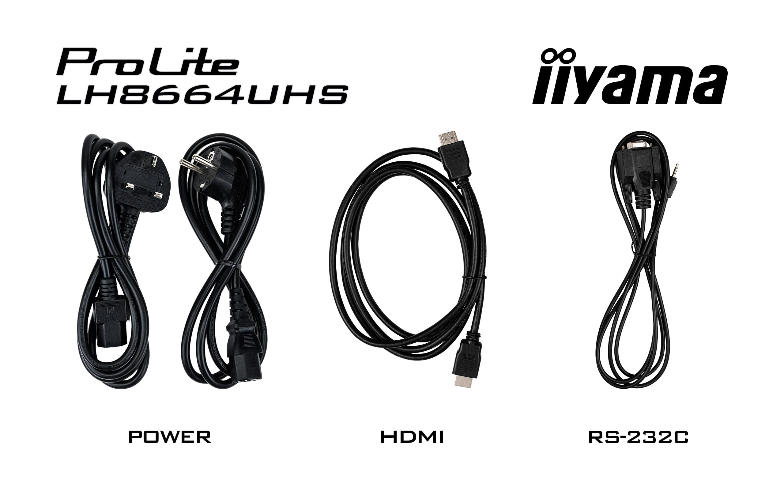 Iiyama LH8664UHS-B3AG 86"W LCD 4K UHD IPS Black