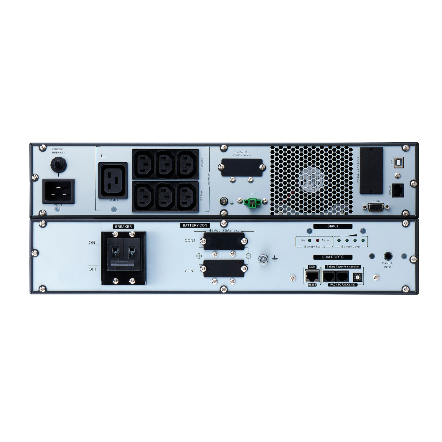APC Easy UPS On-Line - USV (Rack - einbaufähig) - Wechselstrom 230 V - 2700 Watt - 3000 VA - Lithium
