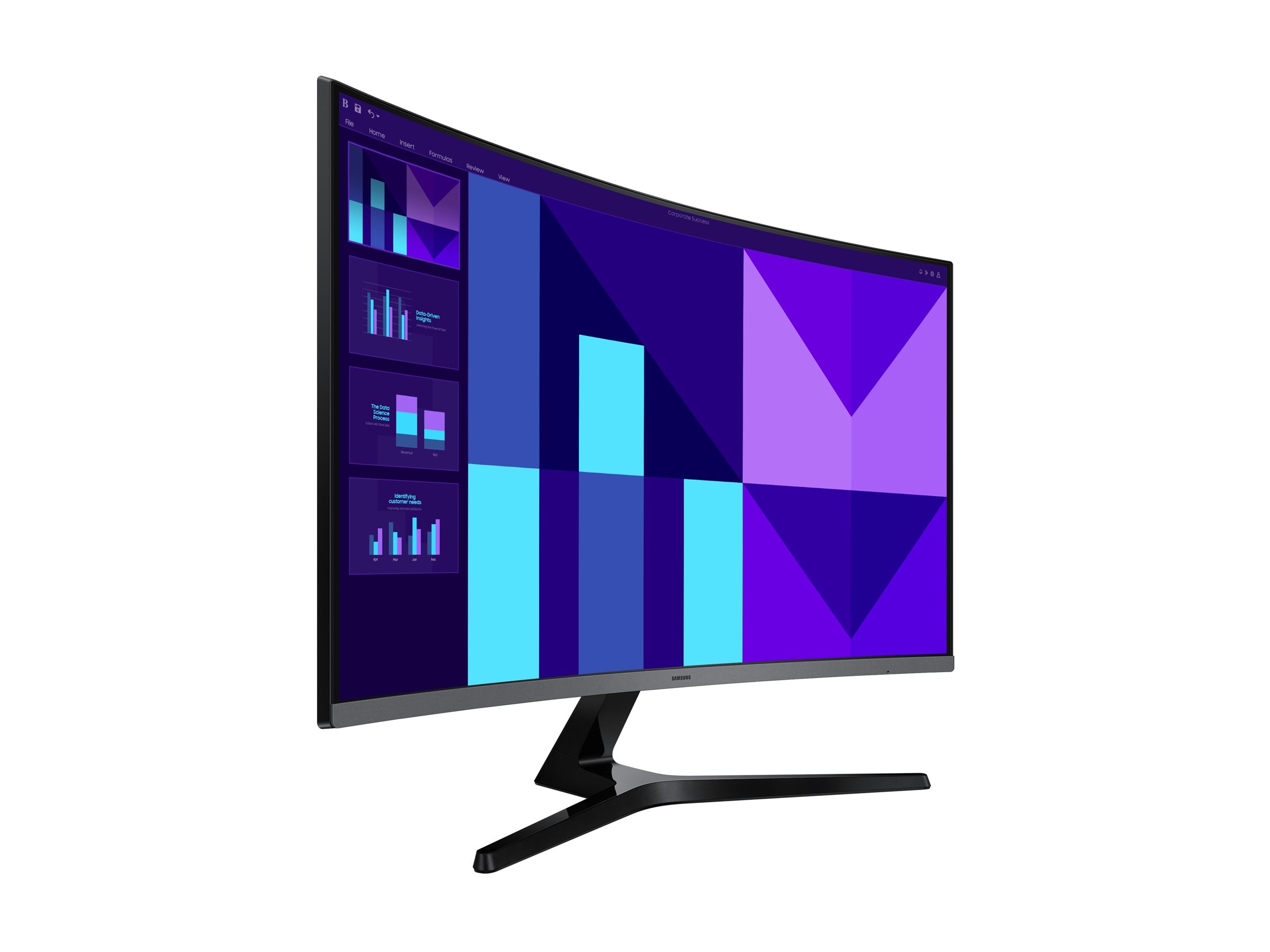Samsung Essential S3 S32D396GAU Curved-Monitor 81.3cm (32") Full HD, VA, 4ms, HDMI, VGA