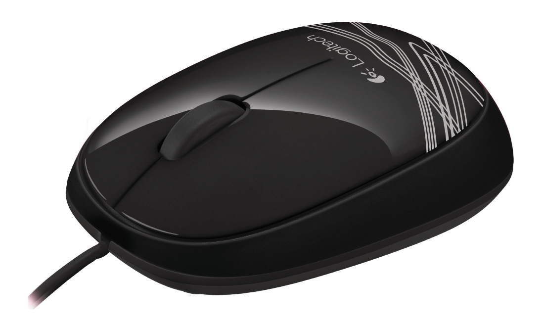 Logitech LGT-M105B, Optisch, USB Typ-A, Schwarz
