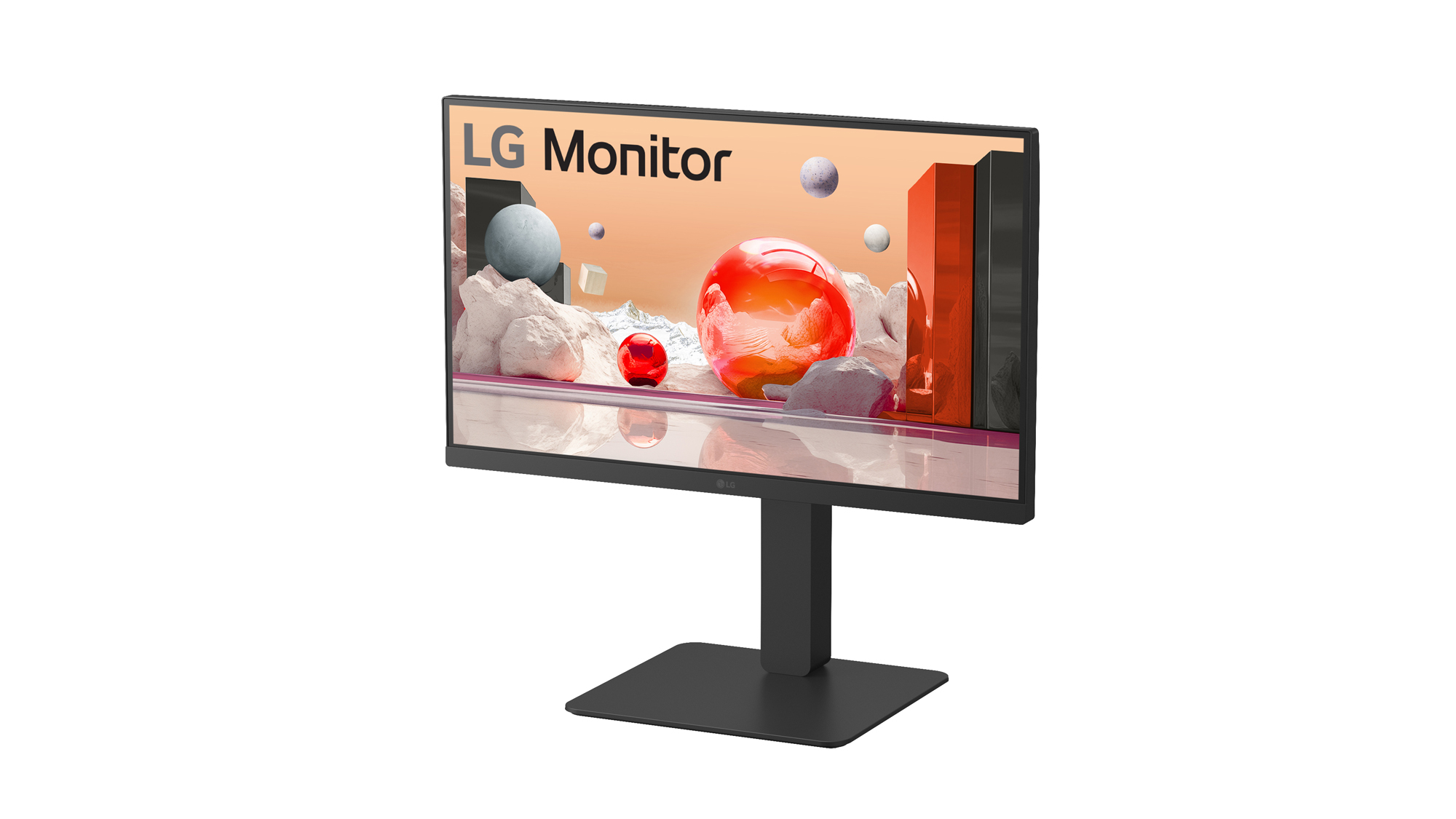 LG 24BA650-B - LCD-Monitor - 61 cm (24") (23.8" sichtbar)