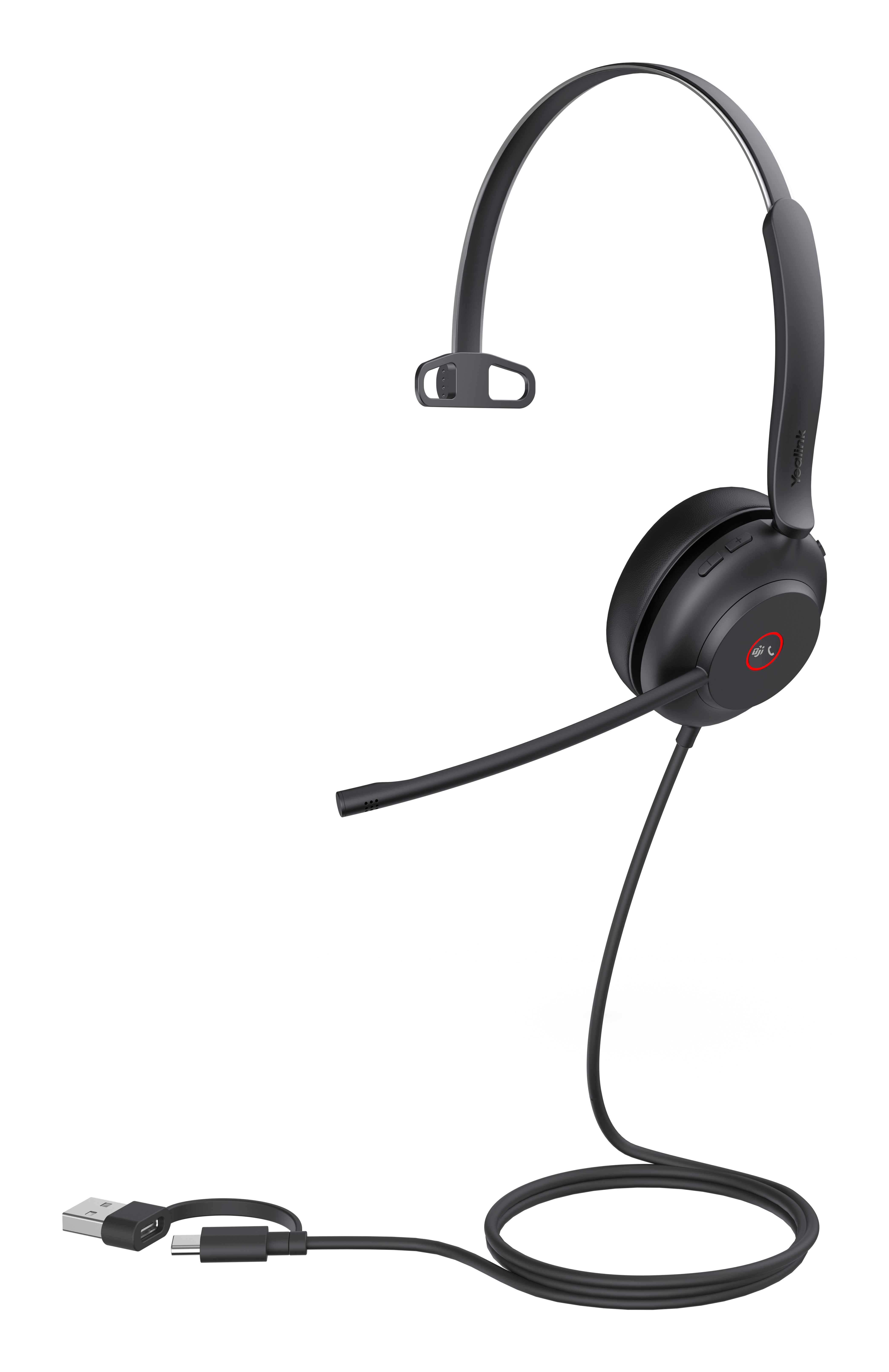 Yealink UH37 Mono - Headset - On-Ear - kabelgebunden