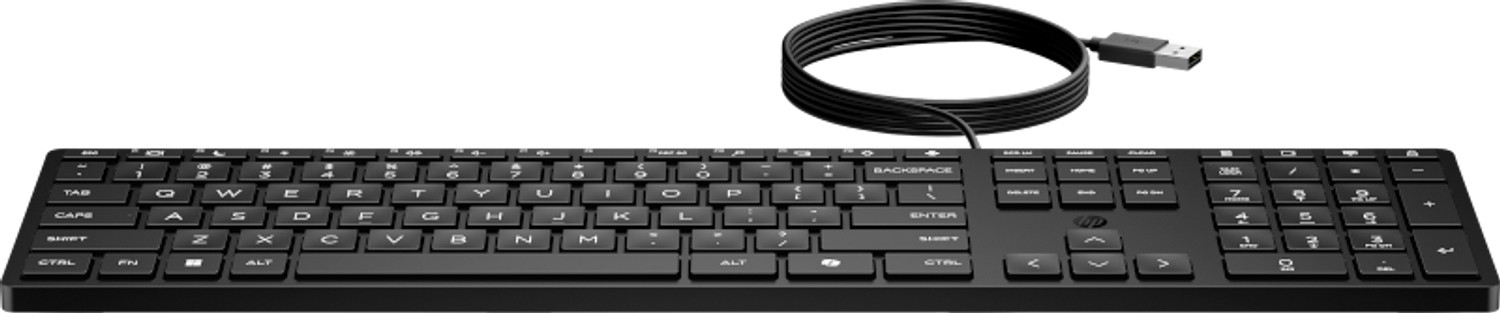 HP Desktop 320K - Tastatur - USB - QWERTY - Englisch (Packung mit 12)