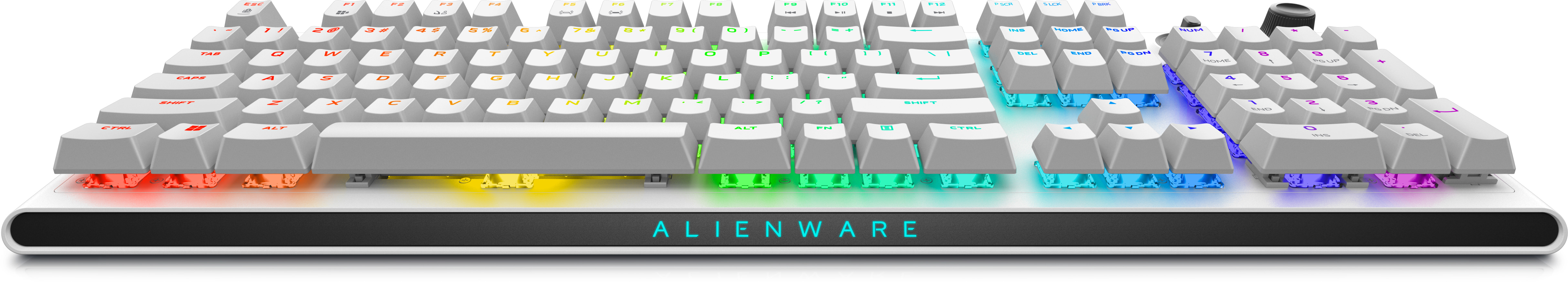 Dell Alienware Tri-Mode AW920K, Volle Größe (100%), Verkabelt & Kabellos, USB + RF Wireless + Blueto