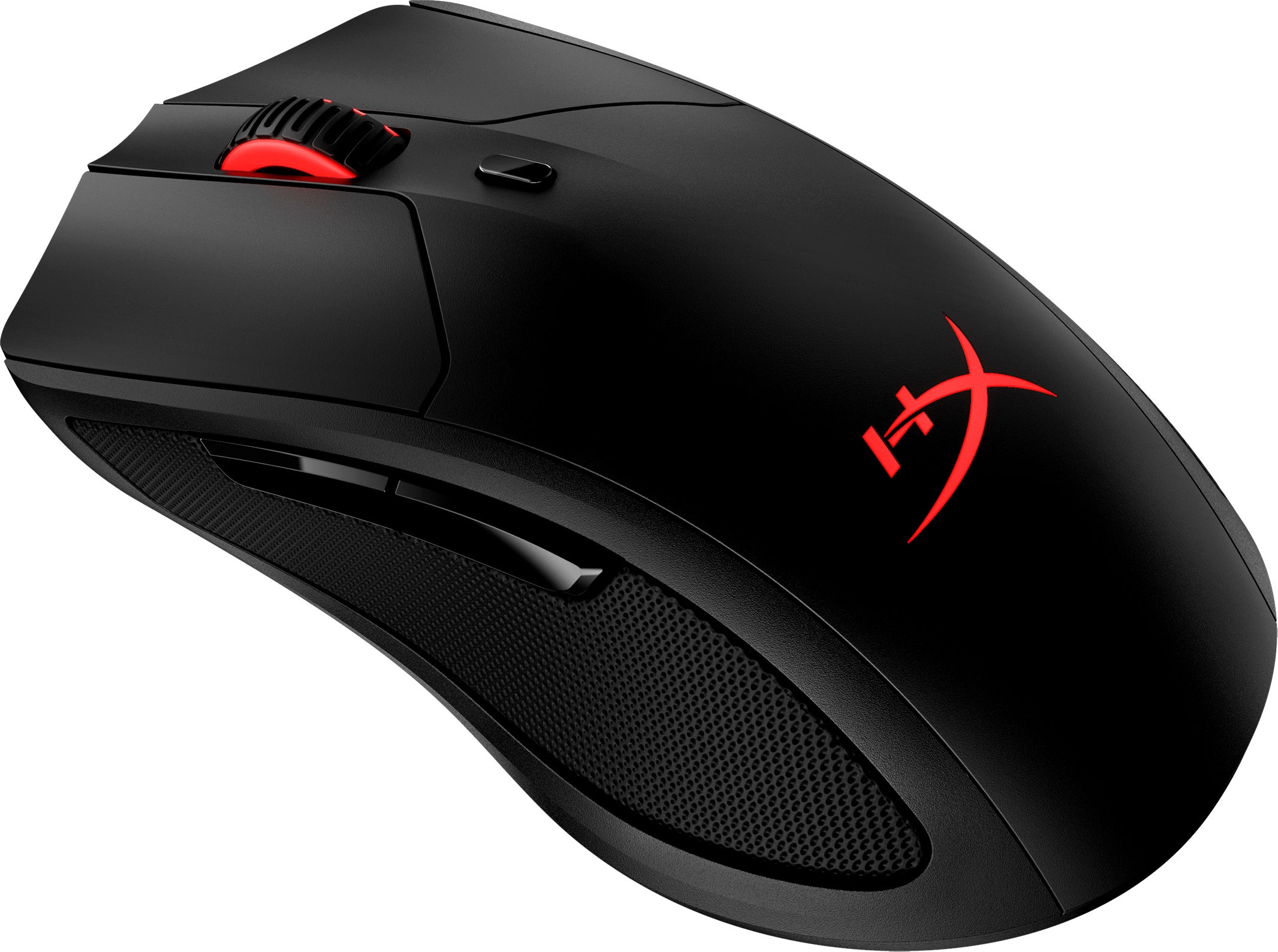 HP HyperX Pulsefire Dart ? Wireless-Gaming-Maus (schwarz), rechts, Optisch, RF Wireless, 16000 DPI,
