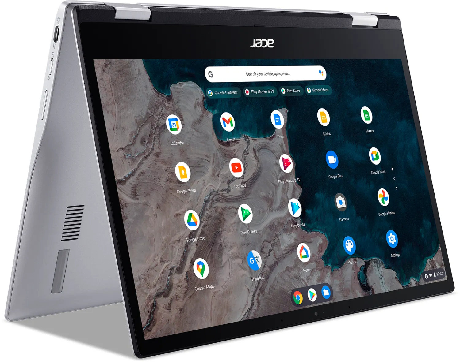 Acer Chromebook Spin 513 CP513-1H-S53J, 13.3" FHD Touch, Snapdragon 7c, 4GB, 64GB (eMMC), ChromeOS