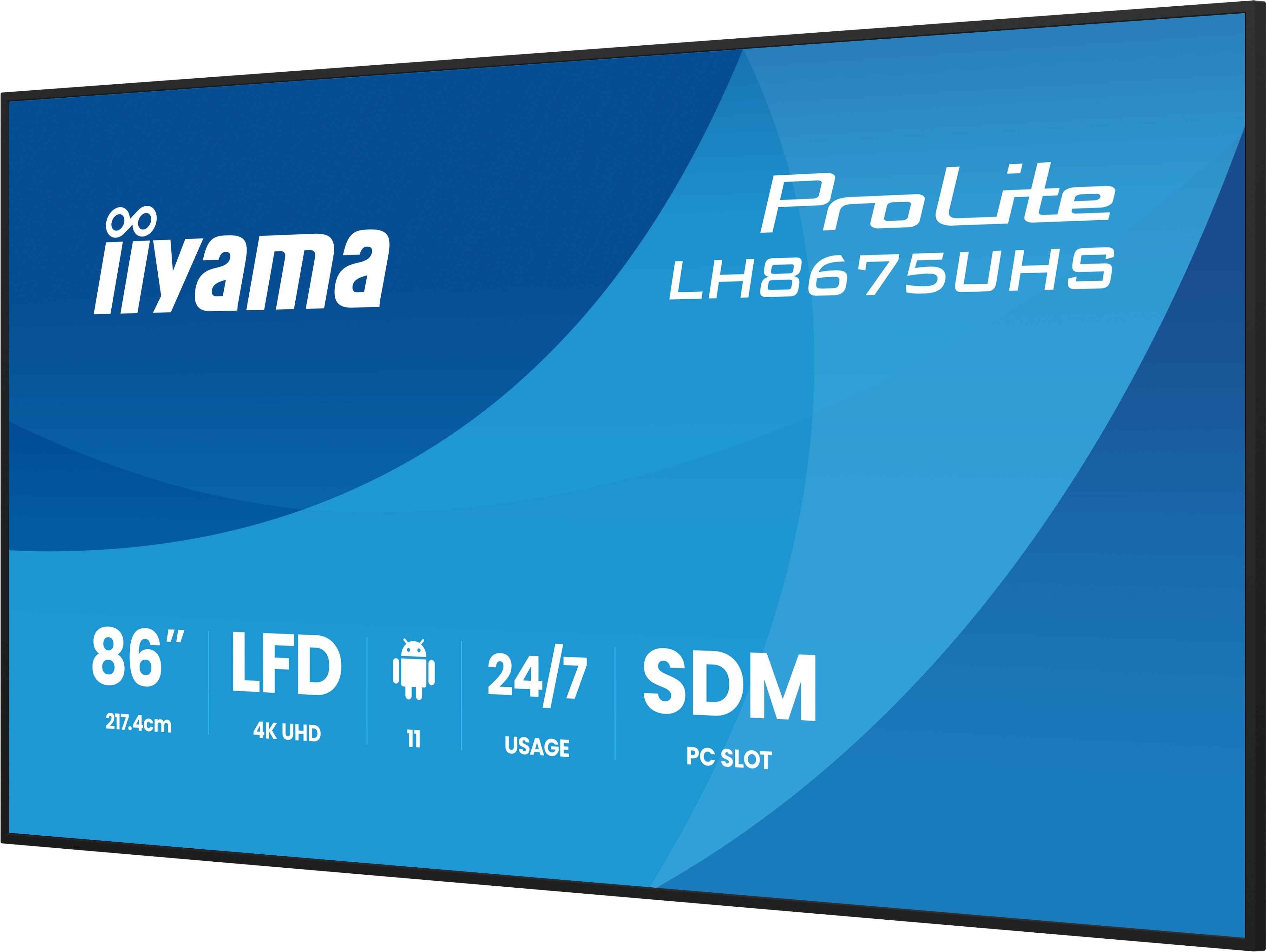 Iiyama ProLite LH8675UHS-B2AG - 218 cm (86") Diagonalklasse (217 cm (85.6")