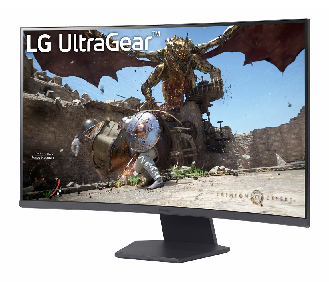 LG UltraGear 32GS60QX-B - LED-Monitor - Gaming - gebogen - 81.3 cm (32")
