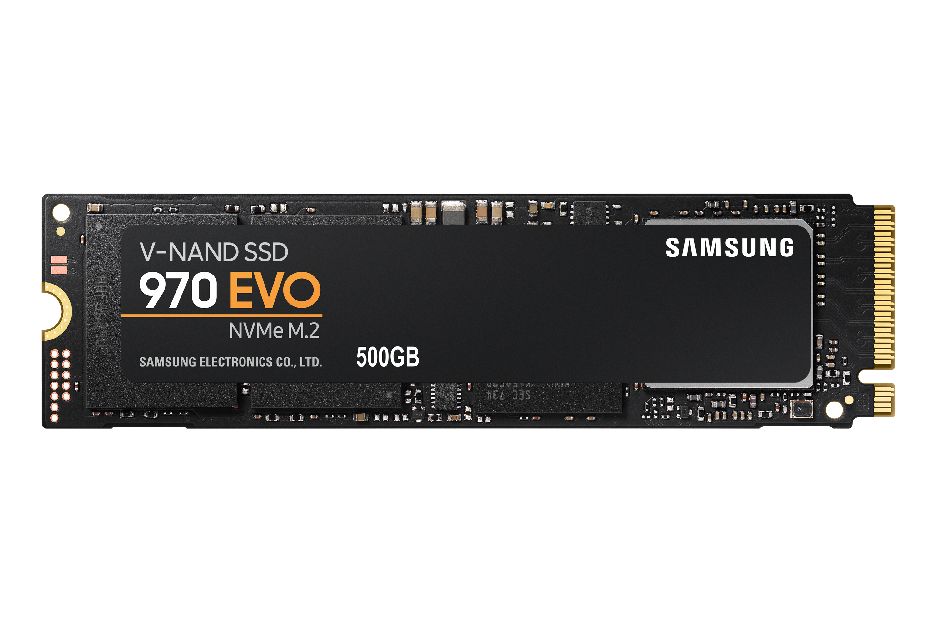 Samsung 970 EVO MZ-V7E500BW - SSD - verschlüsselt - 500 GB - intern - M.2 2280 - PCIe 3.0 x4 (NVMe)