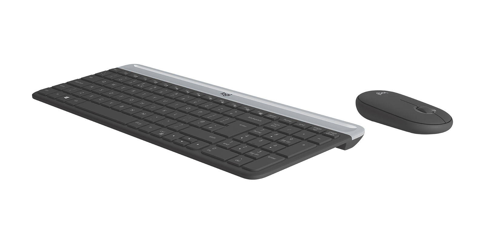 Logitech Slim Wireless Combo MK470 - Tastatur-und-Maus-Set