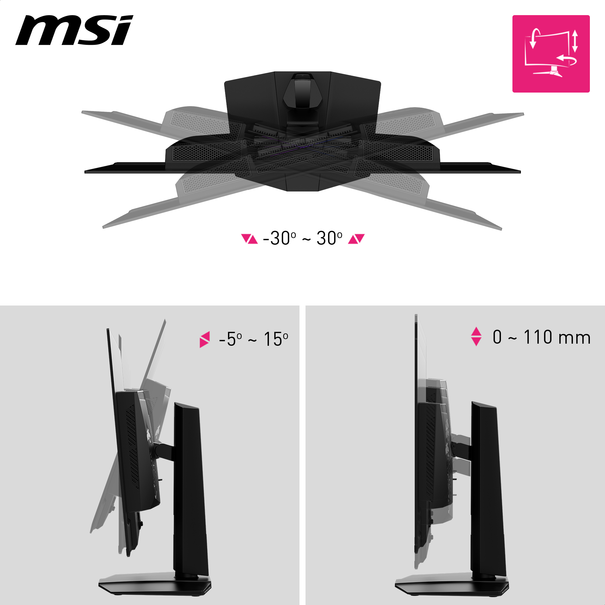 MSI MPG 322URXDE QD-OLED, 31.5" 4K UHD, 240Hz, 0.03ms, HDR, anti-glare