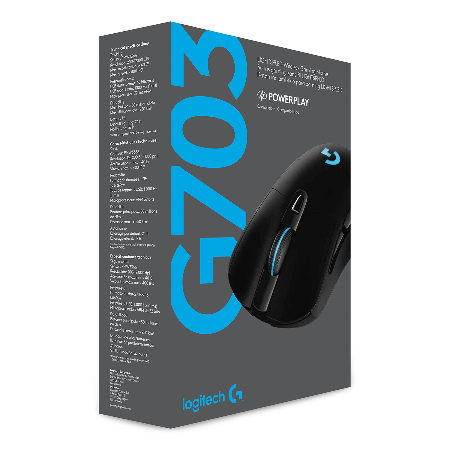 Logitech Wireless Gaming Mouse G703 LIGHTSPEED