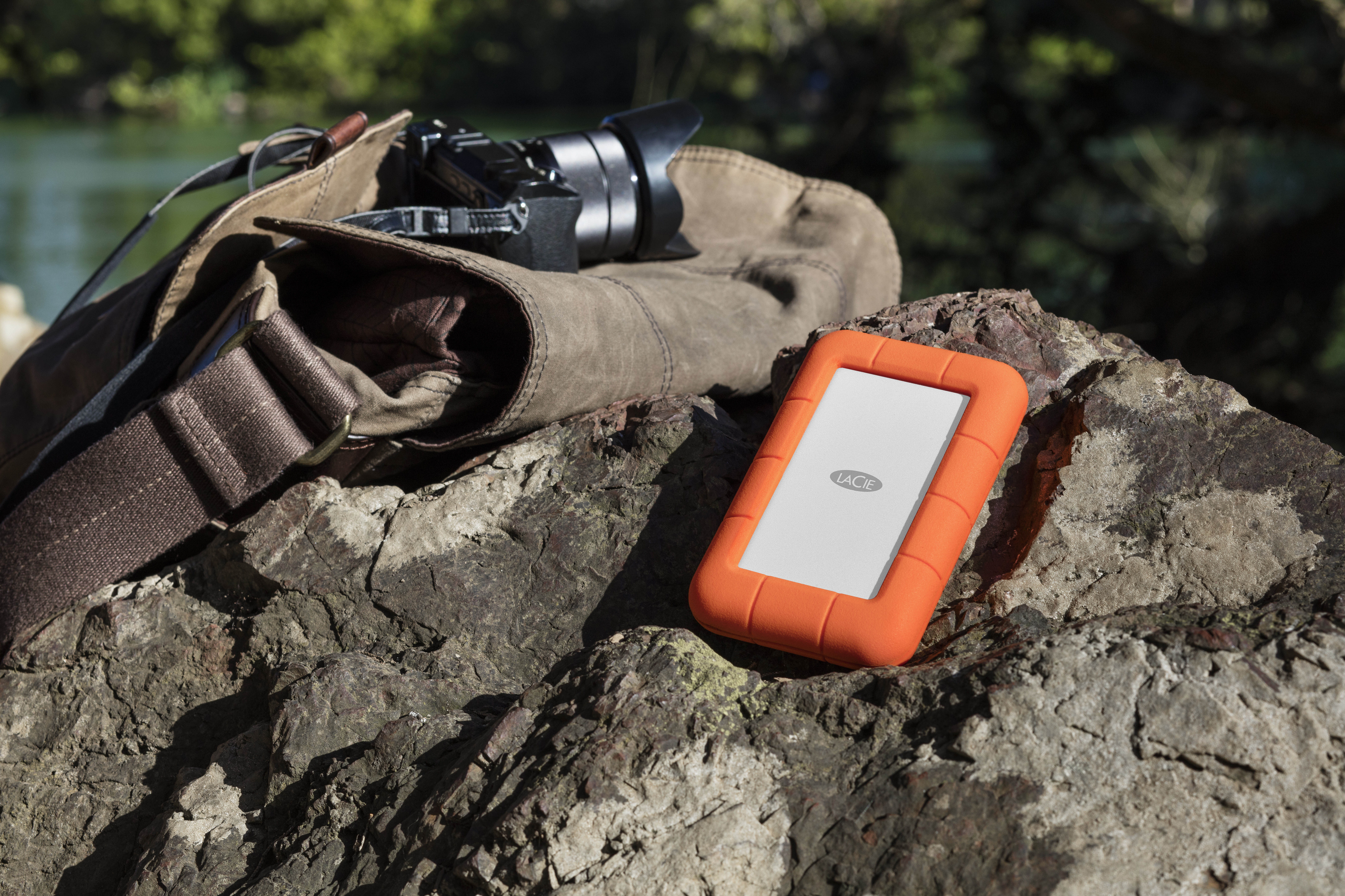 LaCie Rugged USB-C, 5 TB, 3.2 Gen 1 (3.1 Gen 1), Grau, Gelb