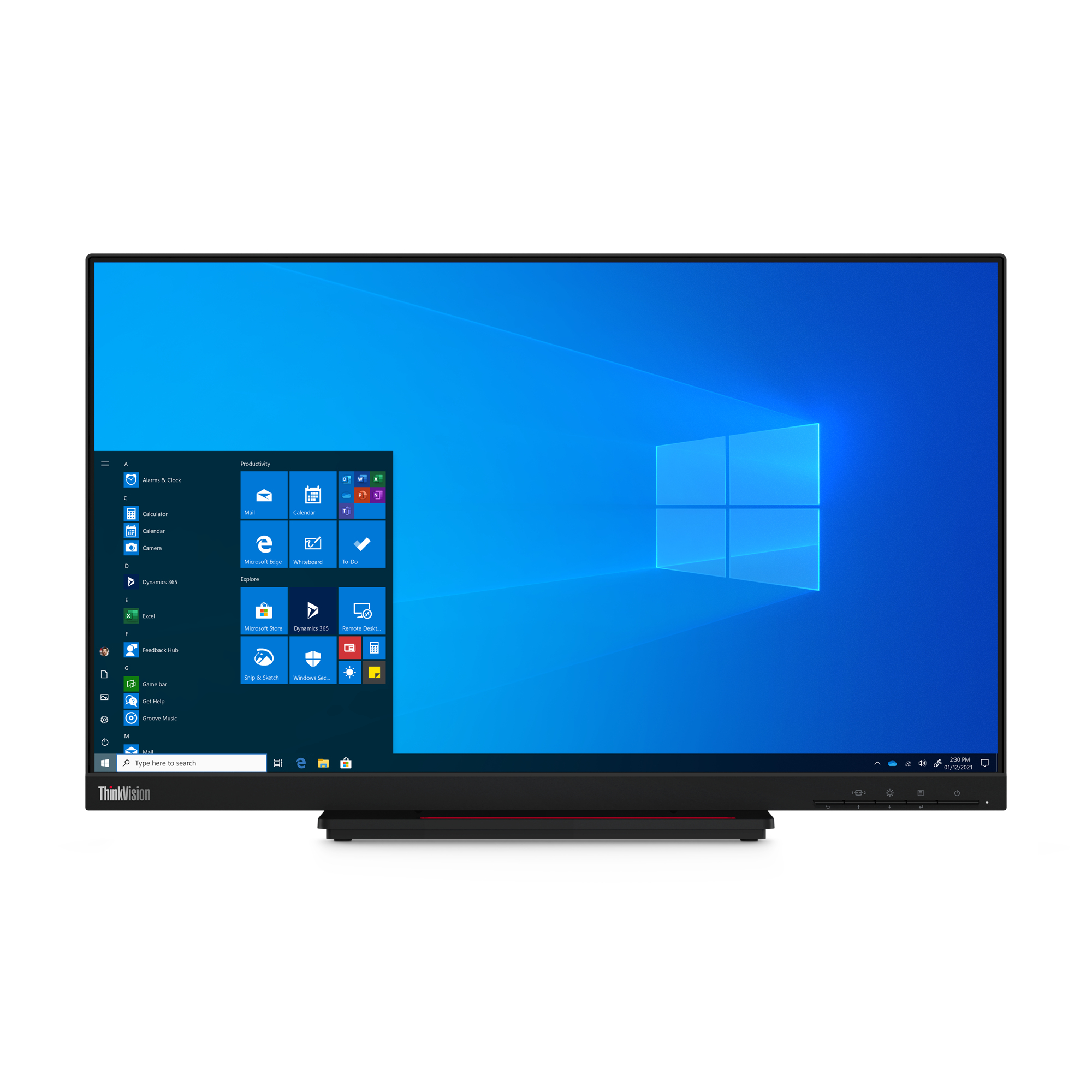 Lenovo ThinkVision T24t-20 - LED-Monitor - 61 cm (24")