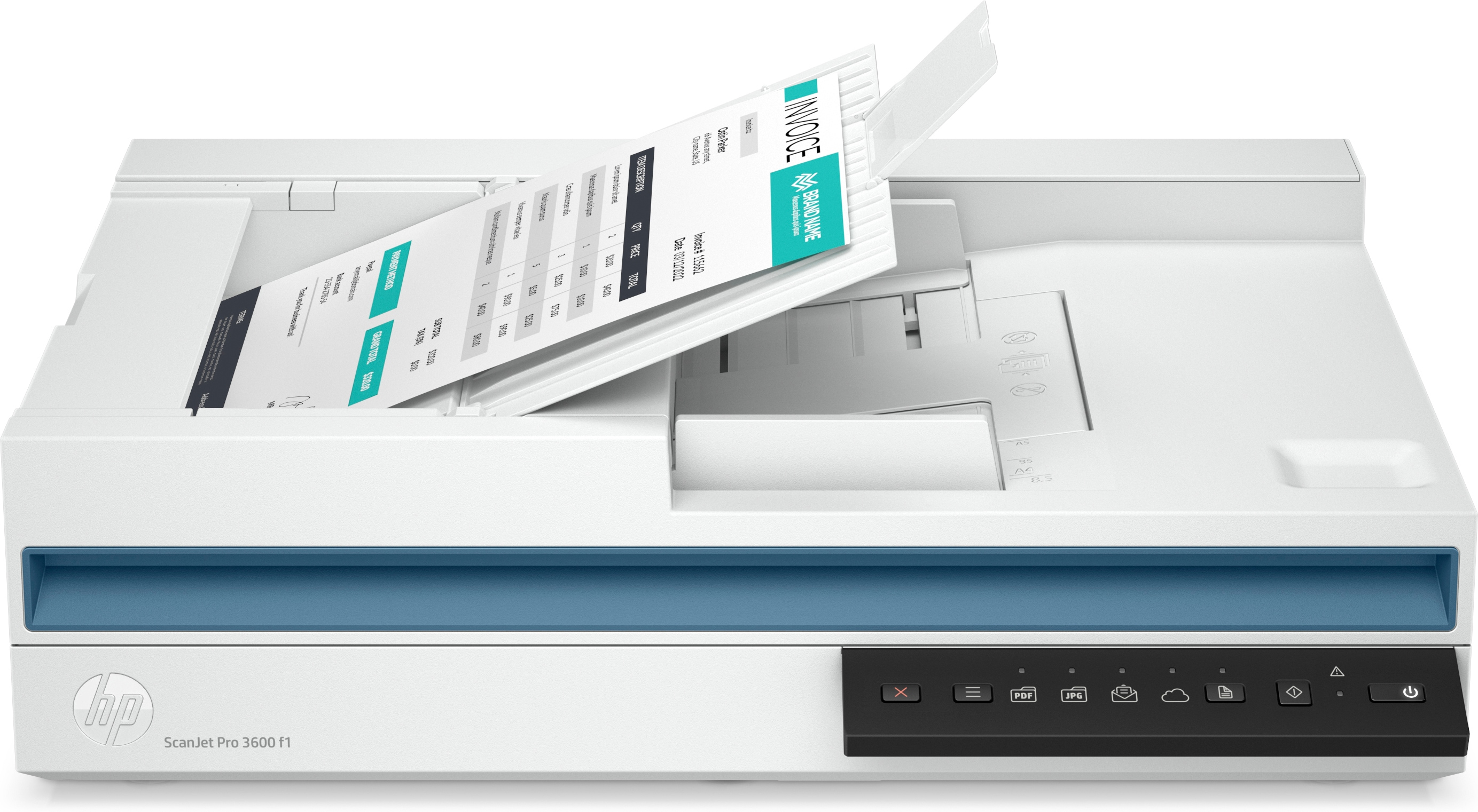 HP Scanjet Pro 3600 f1, 216 x 297 mm, 1200 x 1200 DPI, 30 Seiten pro Minute, 30 Seiten pro Minute, 3