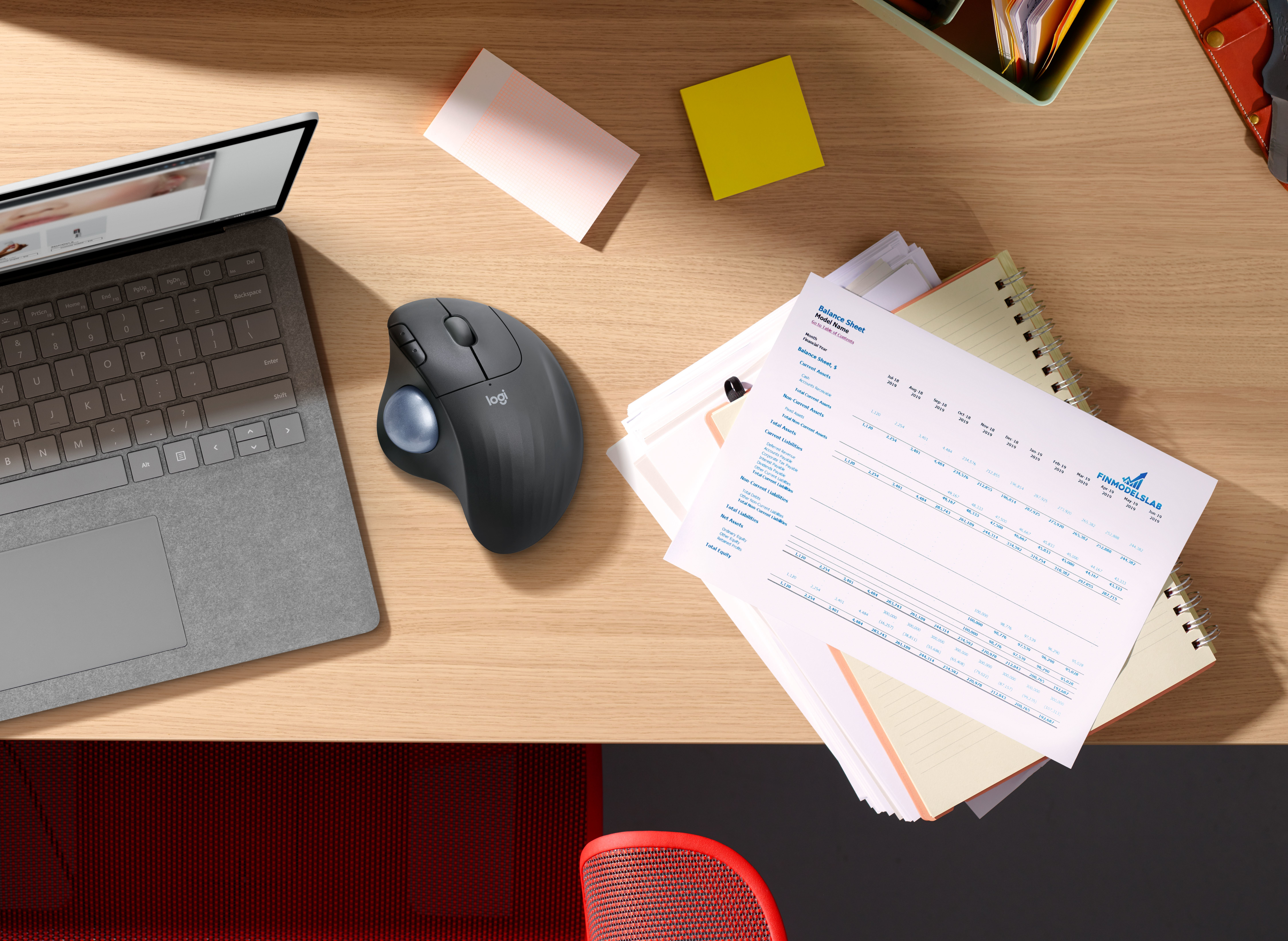 Logitech Ergo M575 Wireless Trackball for Business, schwarz, Logi Bolt, Bluetooth