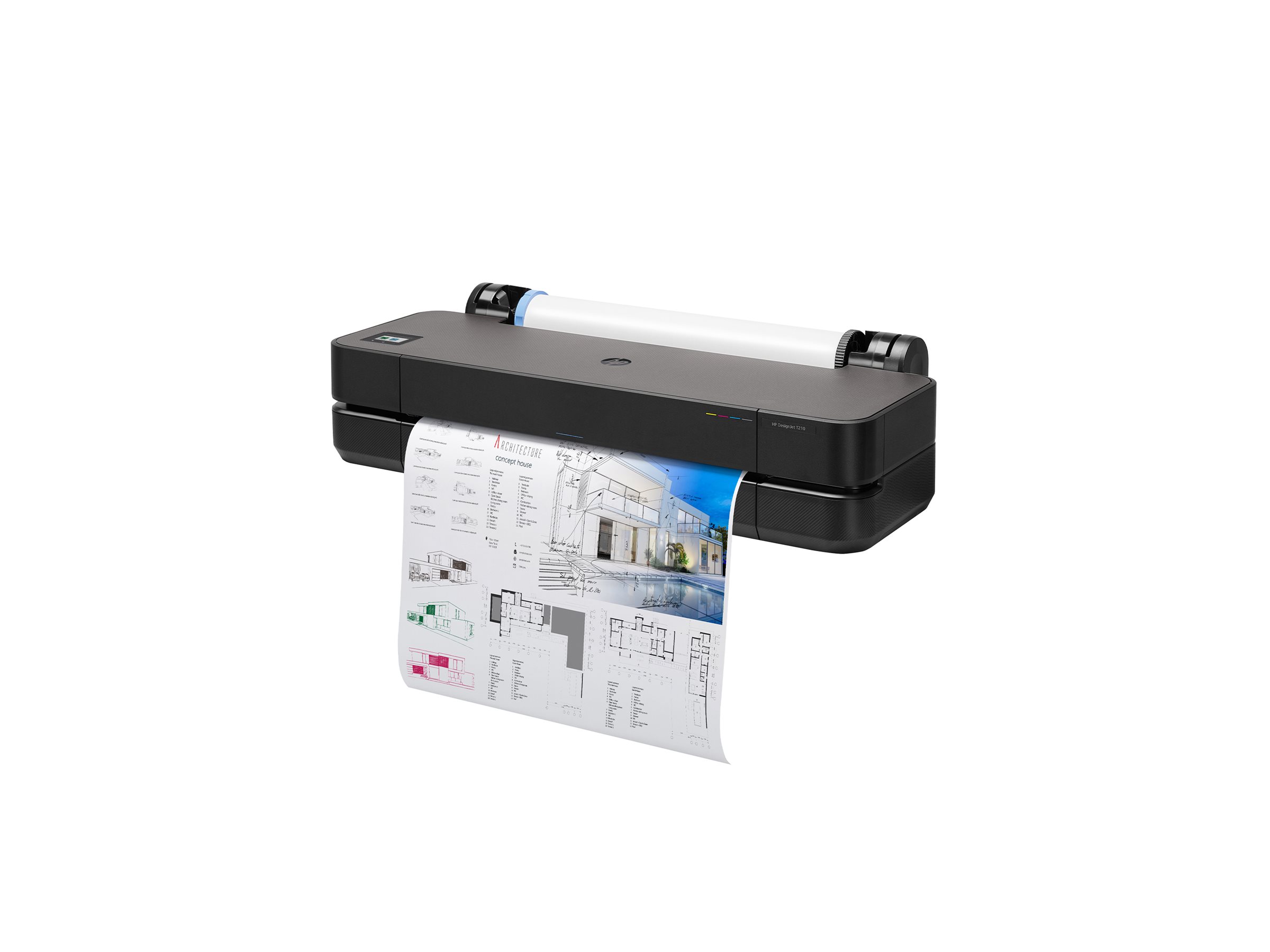 HP DesignJet T250 - 610 mm (24") Großformatdrucker - Farbe - Tintenstrahl - A1, ANSI D - 2400 x 1200