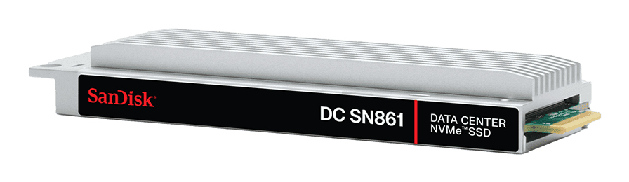 WD SanDisk DC SN861 - SSD - Enterprise - verschlüsselt - 7.68 TB - intern - E1.S 15mm (E1.S 15mm)