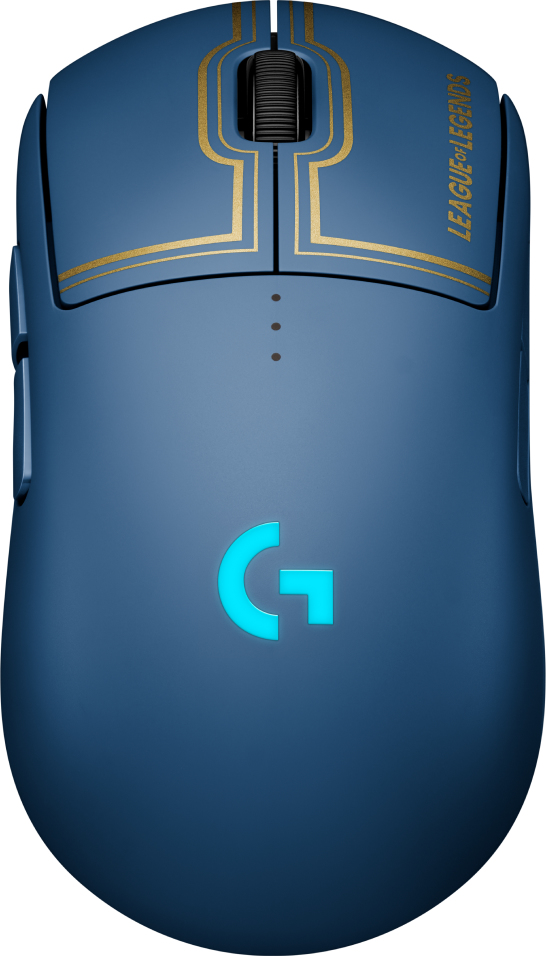 Logitech G PRO Wireless Mouse League of Legends Edition, Beidhändig, Optisch, RF Wireless, 25600 DPI
