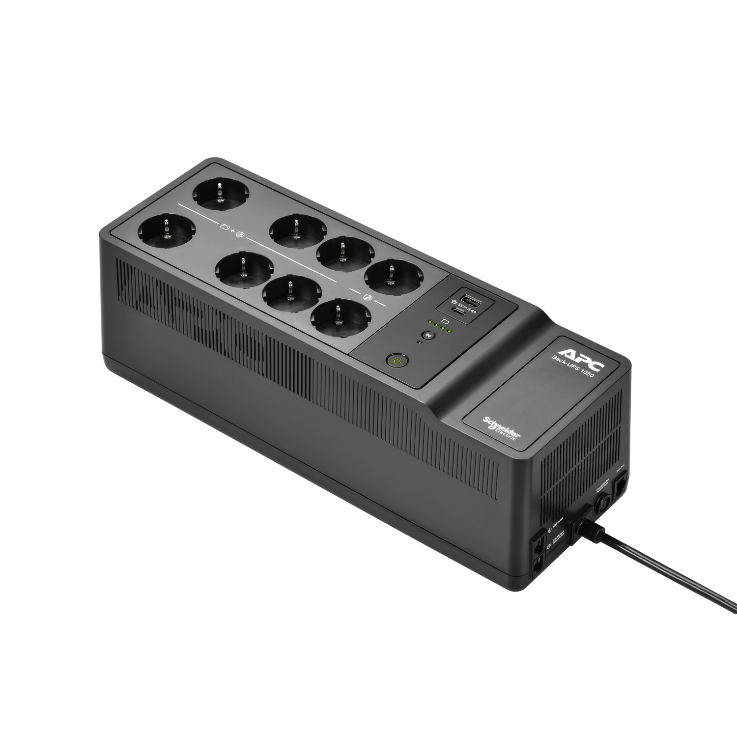 APC Back-UPS BE1050G2-GR, 1050VA, Steckdosenleiste, 8x Schuko, USB