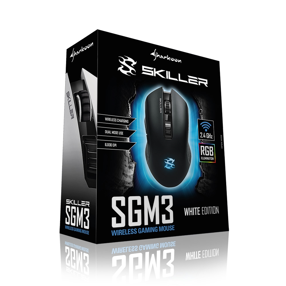 Sharkoon SKILLER SGM3 - Maus - optisch - 7 Tasten