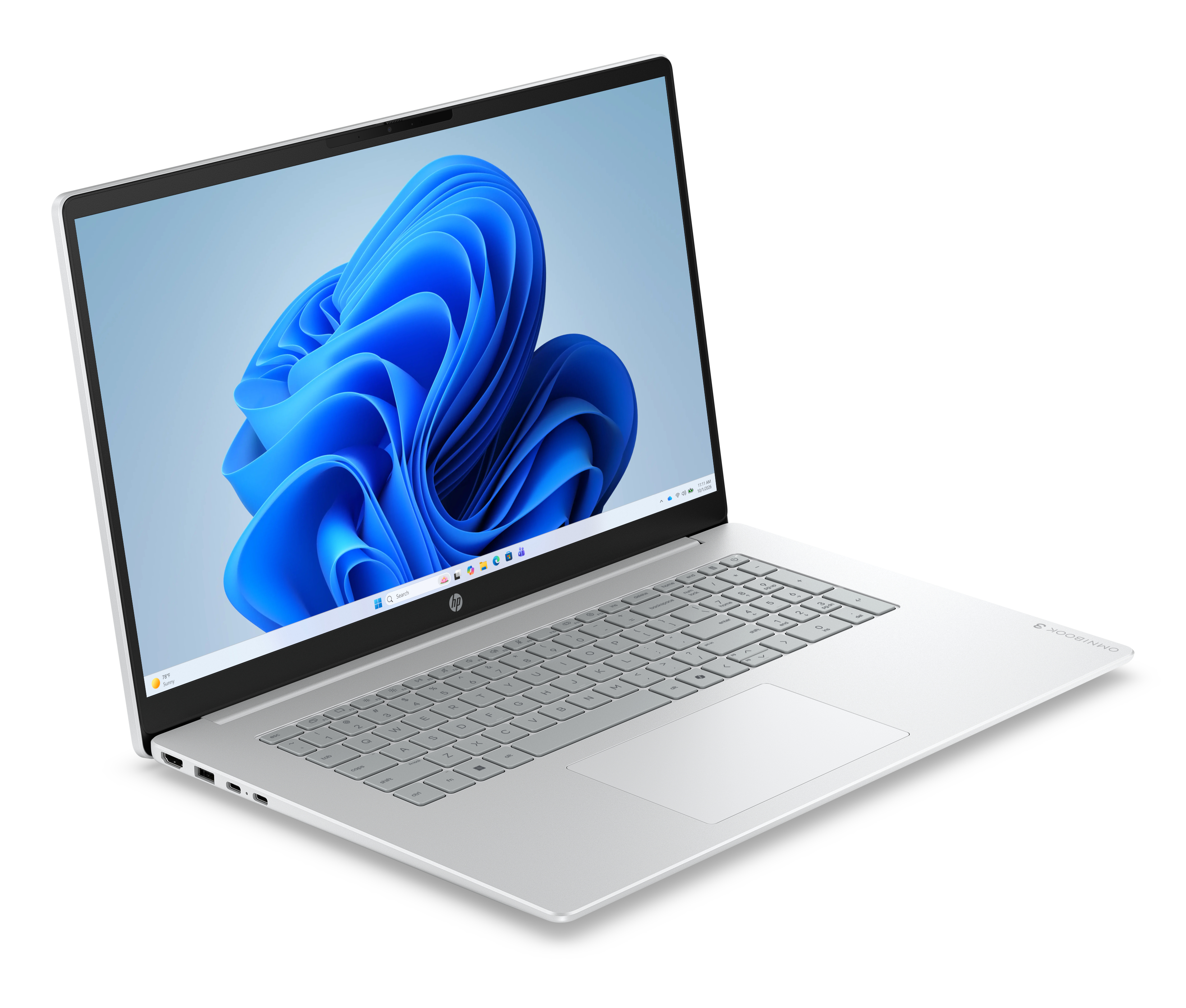 HP OmniBook 3 Laptop 17-dp0657ng, AMD Ryzen? 5, 43,9 cm (17.3"), 1920 x 1080 Pixel, 16 GB, 1 TB, Win