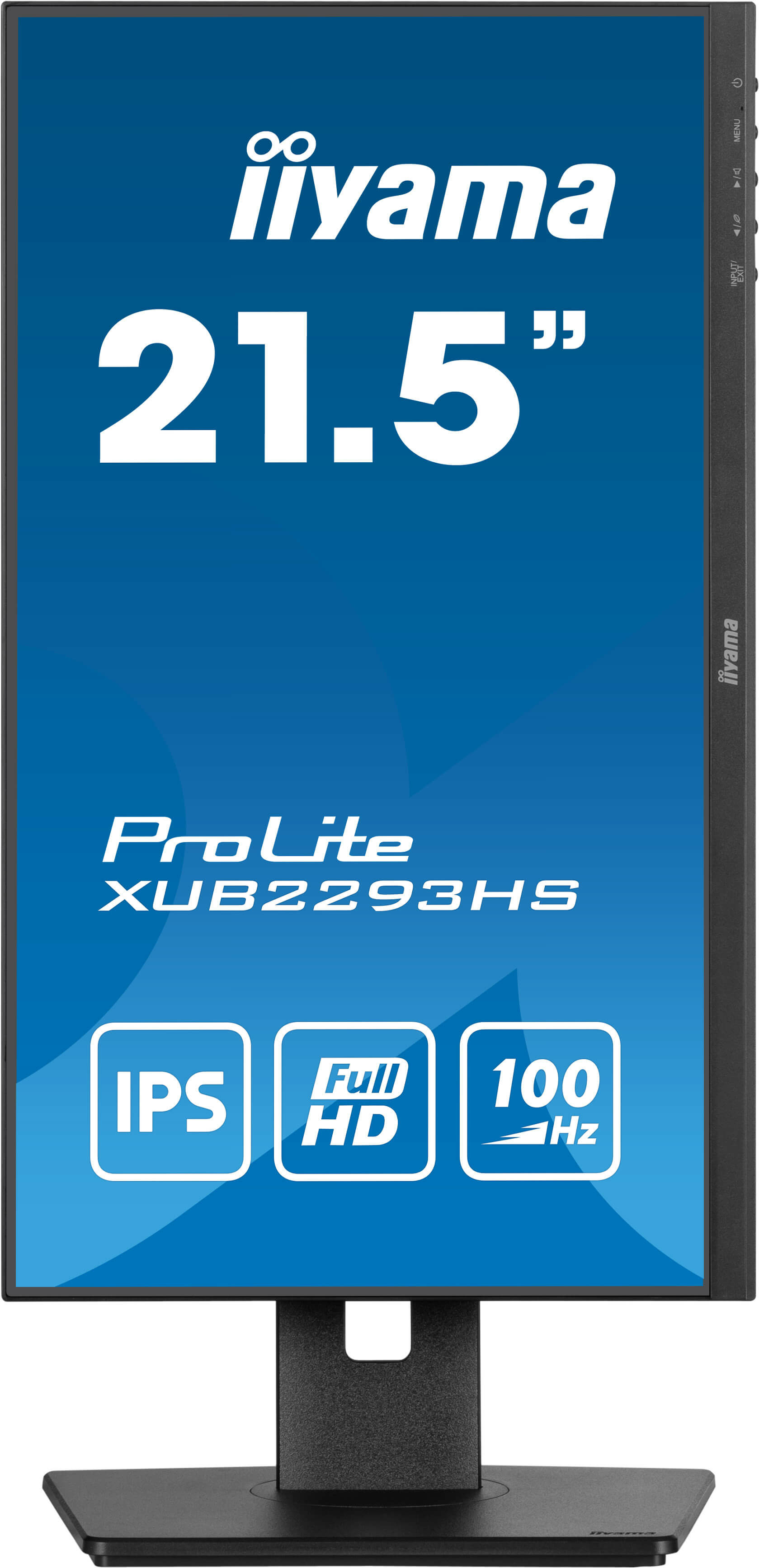 iiyama ProLite XUB2293HS-B6 Monitor 54.6 cm (21.5") Full HD, IPS, 4ms, HDMI, Displayport