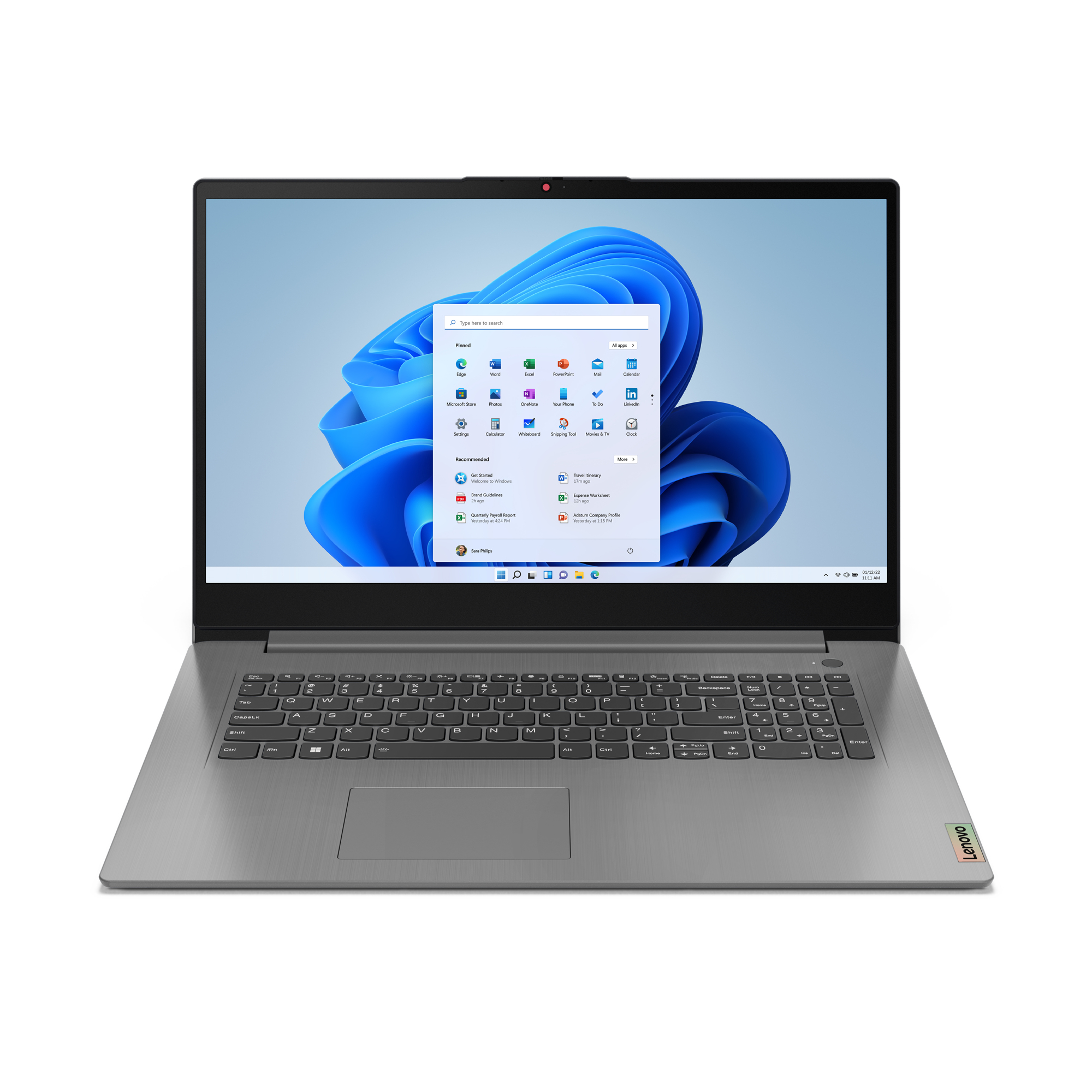 Lenovo IdeaPad 3 17ABA7, 17.3" FHD, AMD Ryzen 5 5625U, 8GB RAM, 512GB SSD, ohne Windows