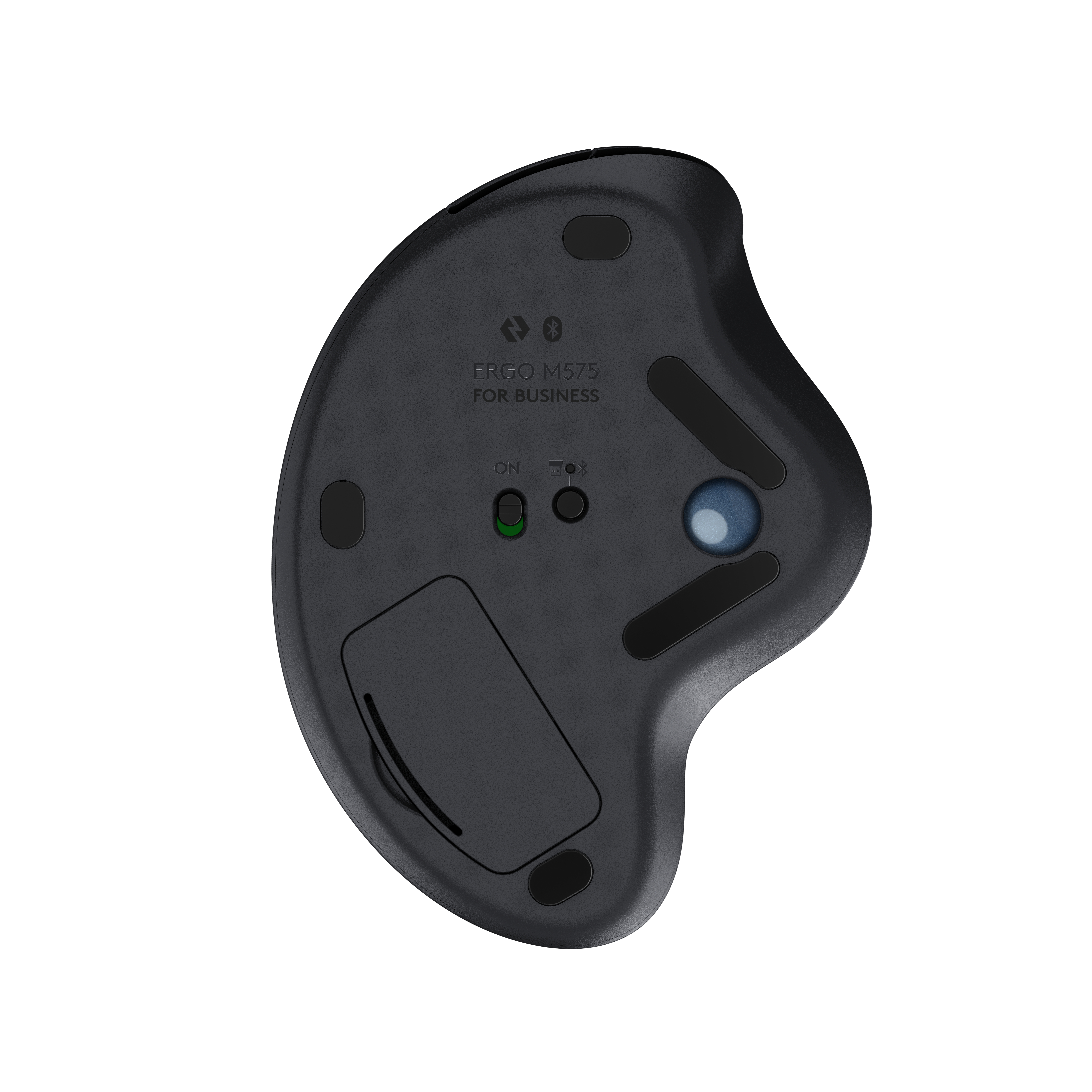 Logitech Ergo M575 Wireless Trackball for Business, schwarz, Logi Bolt, Bluetooth