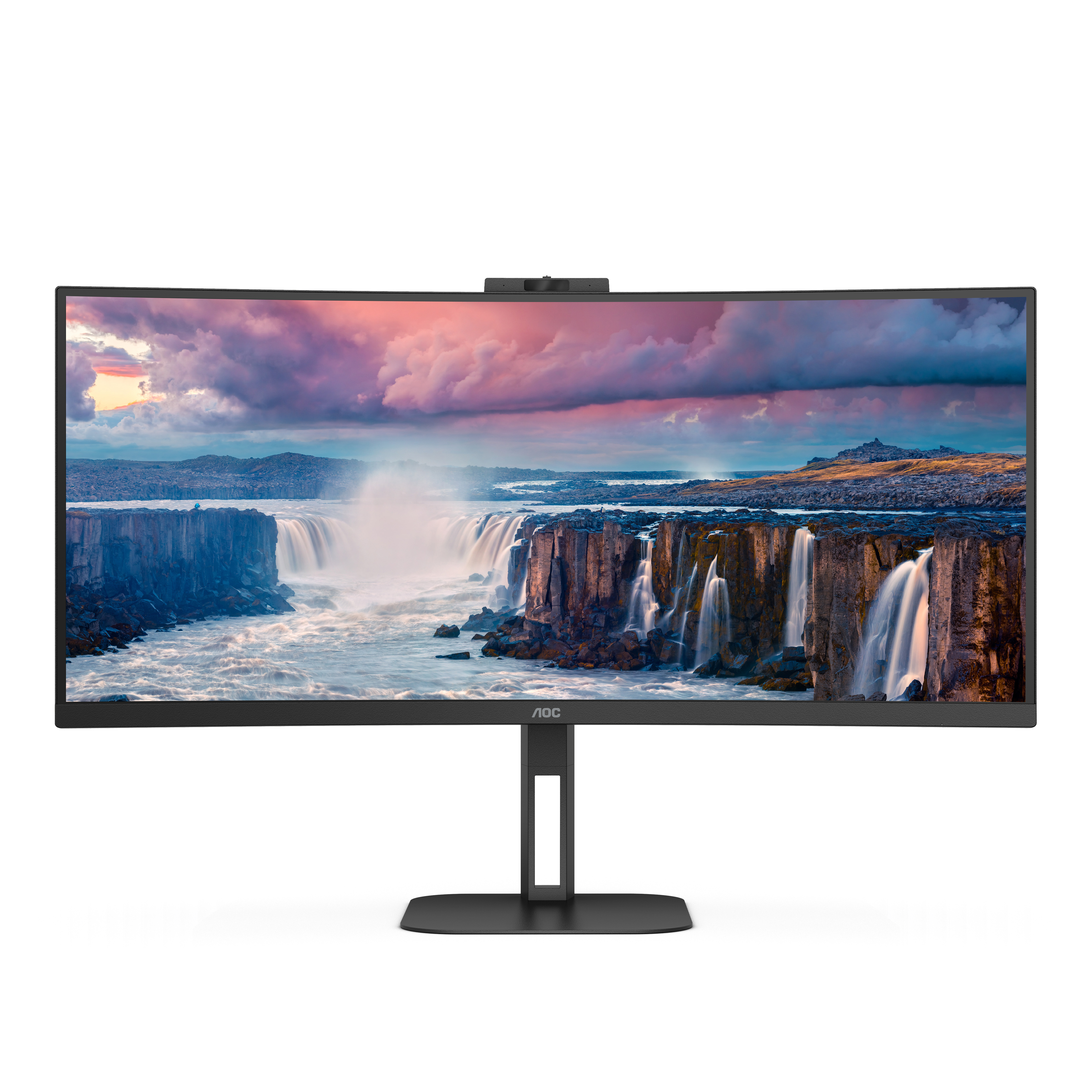 AOC Value-line CU34V5CW/BK - V5 series - LED-Monitor - gebogen - 86.4 cm (34")