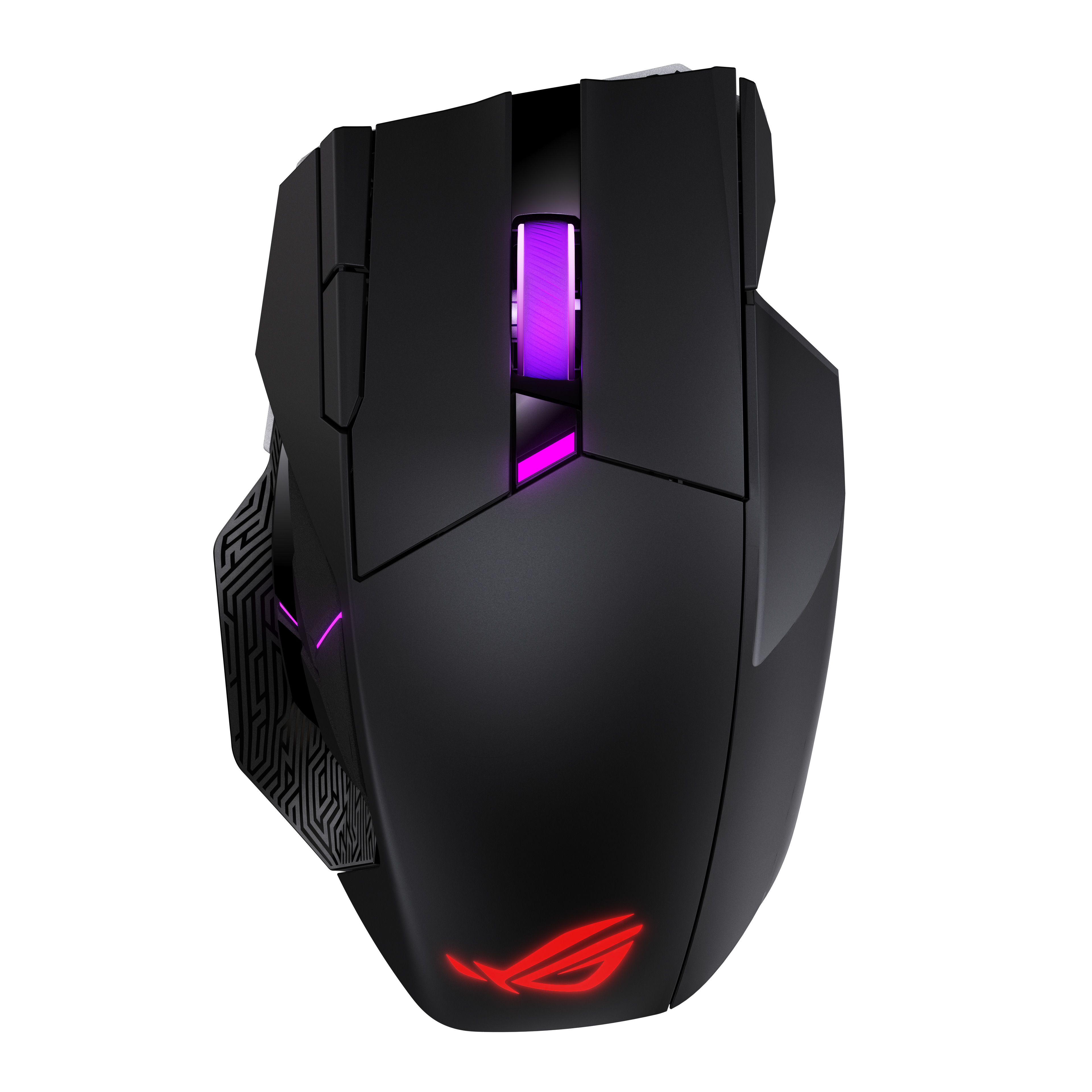 ASUS ROG Spatha X 65K, Rechts, Optisch, RF Wireless + Bluetooth + USB Type-A, 65000 DPI, Schwarz