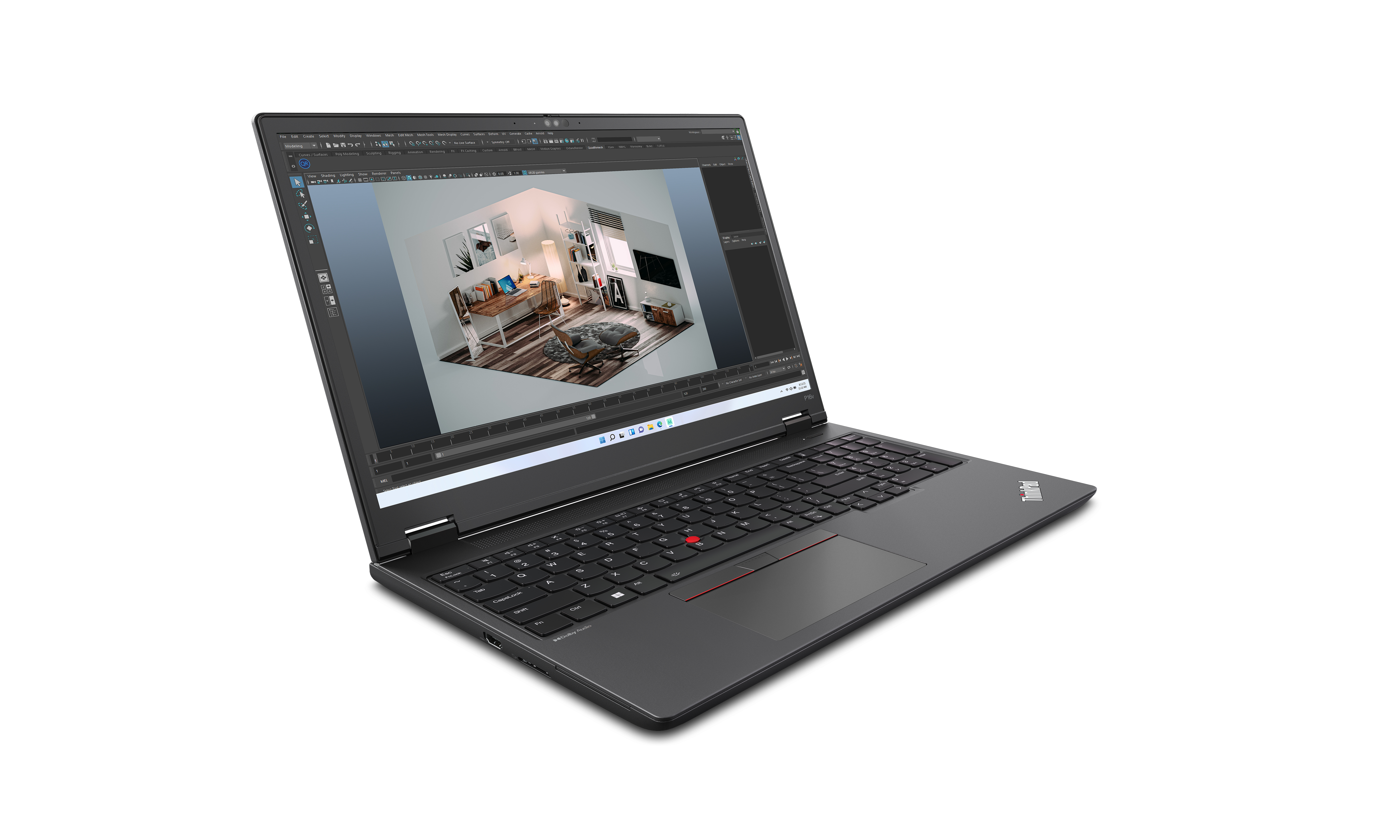 Lenovo ThinkPad P16v Gen 2, 16" WUXGA, Core Ultra 7 155H, 32GB RAM, 1TB SSD, RTX 500 Ada, W11P