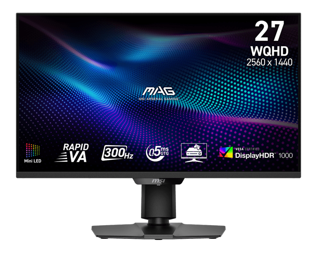 MSI MAG 274QPFDE X30MV, 68,6 cm (27"), 2560 x 1440 Pixel, Wide Quad HD, LCD, 0,5 ms, Schwarz