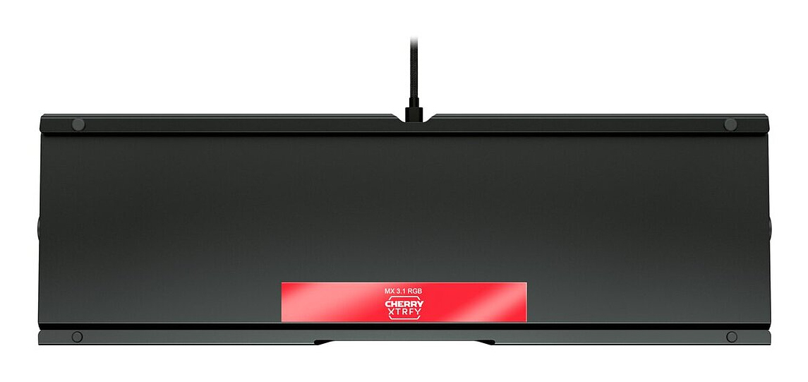 Cherry XTRFY MX 3.1 RGB, Kabelgebunden, USB, Mechanischer Switch, QWERTY, RGB-LED, Schwarz