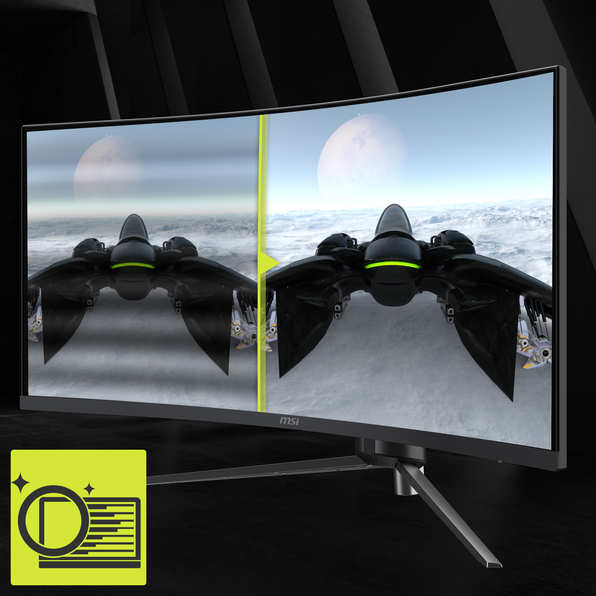 MSI MAG 345CQRDE curved, 34" UWQHD LED, 180Hz, 4ms, HDR, 1000R