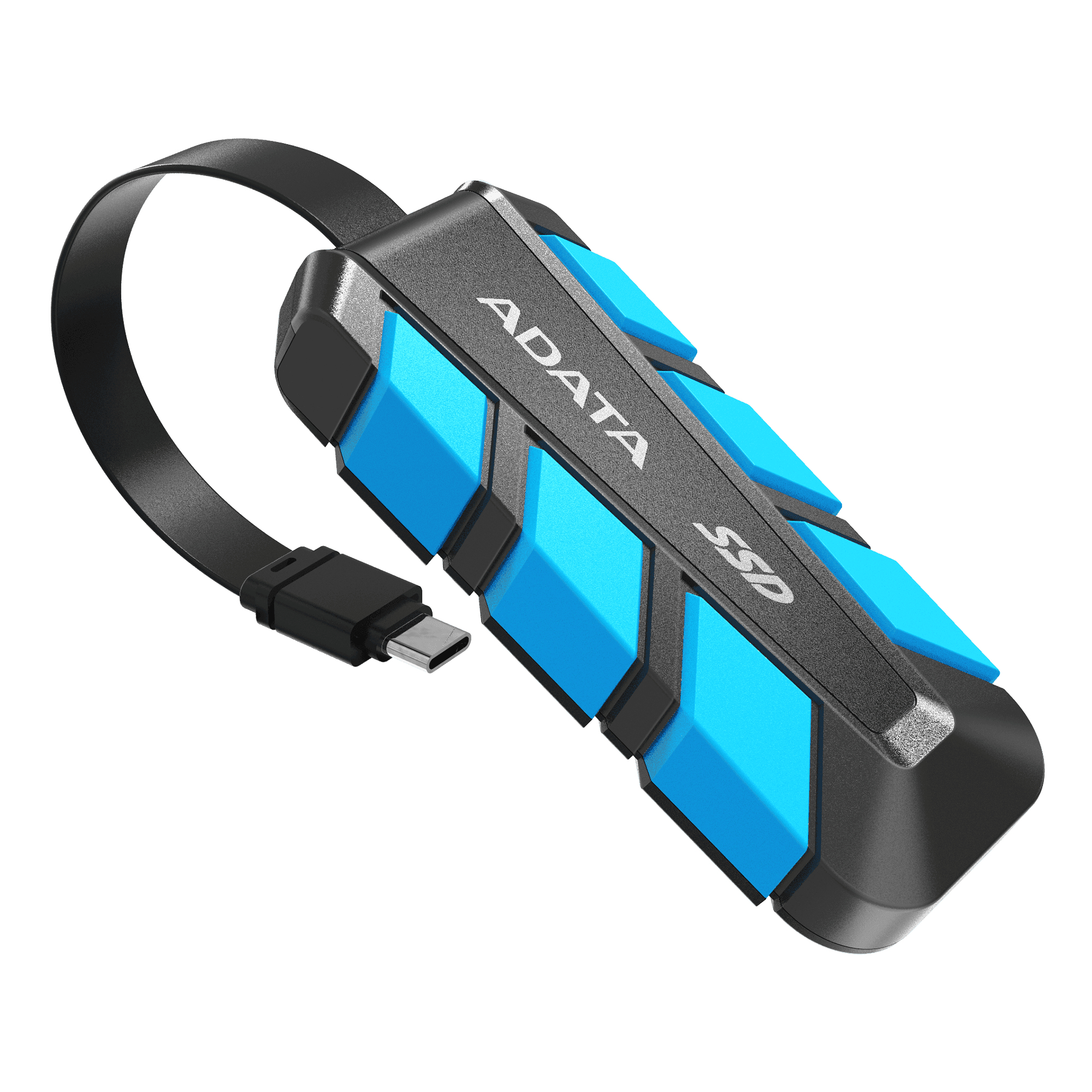 ADATA SC740 - SSD - 2 TB - extern (tragbar) - USB 3.2 Gen 2 (USB-C Steckverbinder)