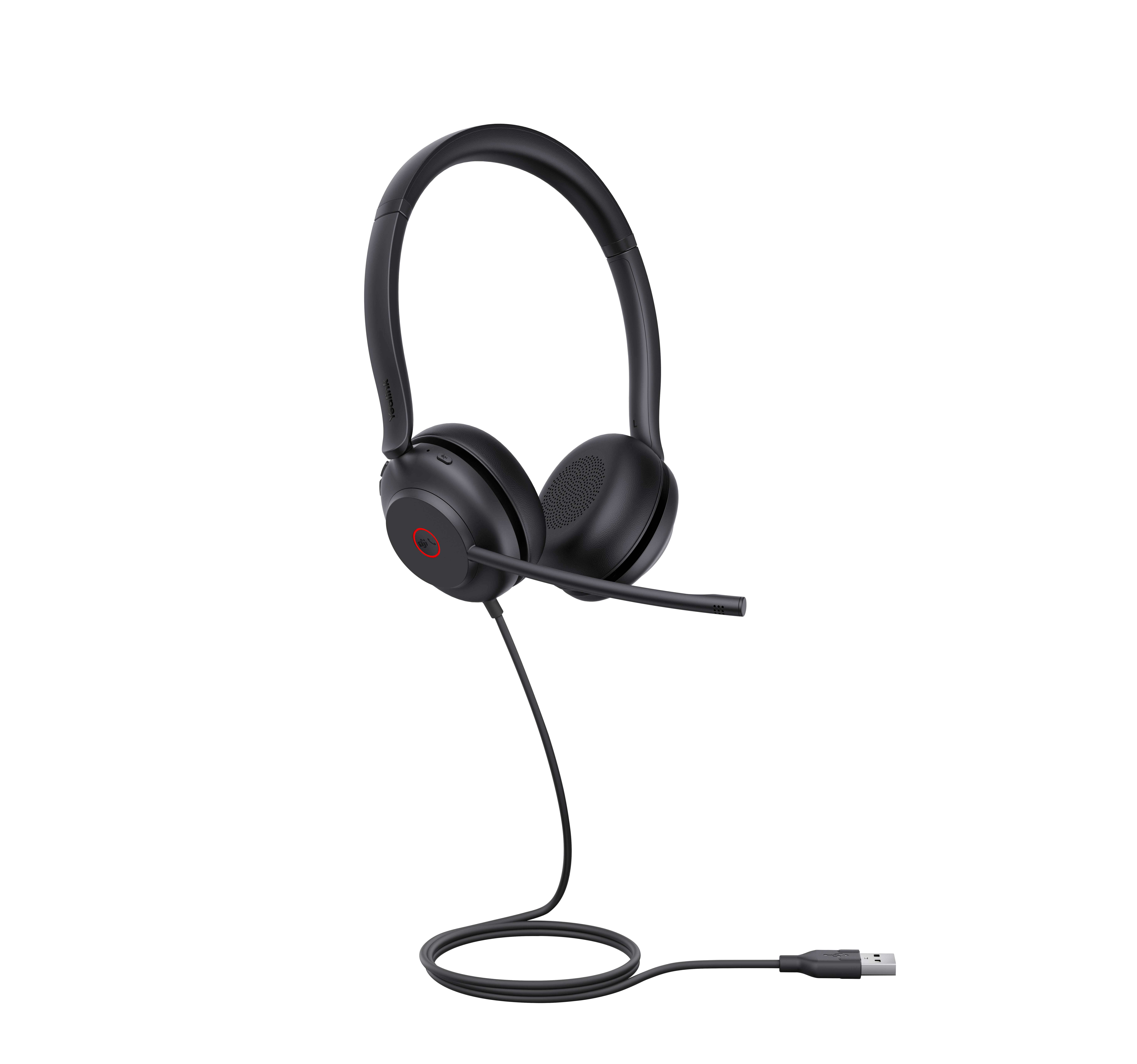 Yealink UH35 Dual Teams USB-A Headset, Kabelgebunden, Büro/Callcenter, 20 - 20000 Hz, 139,5 g, Kopfh